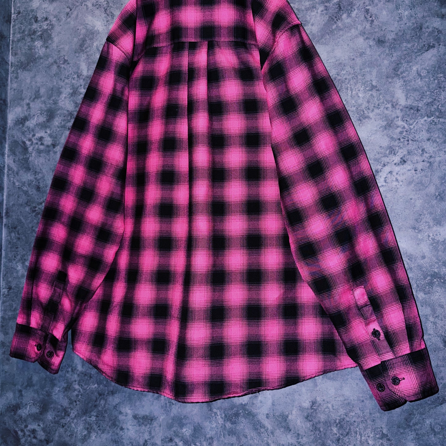【doppio】vintage “Dixxon Flannel Co.” check pattern collar shirt