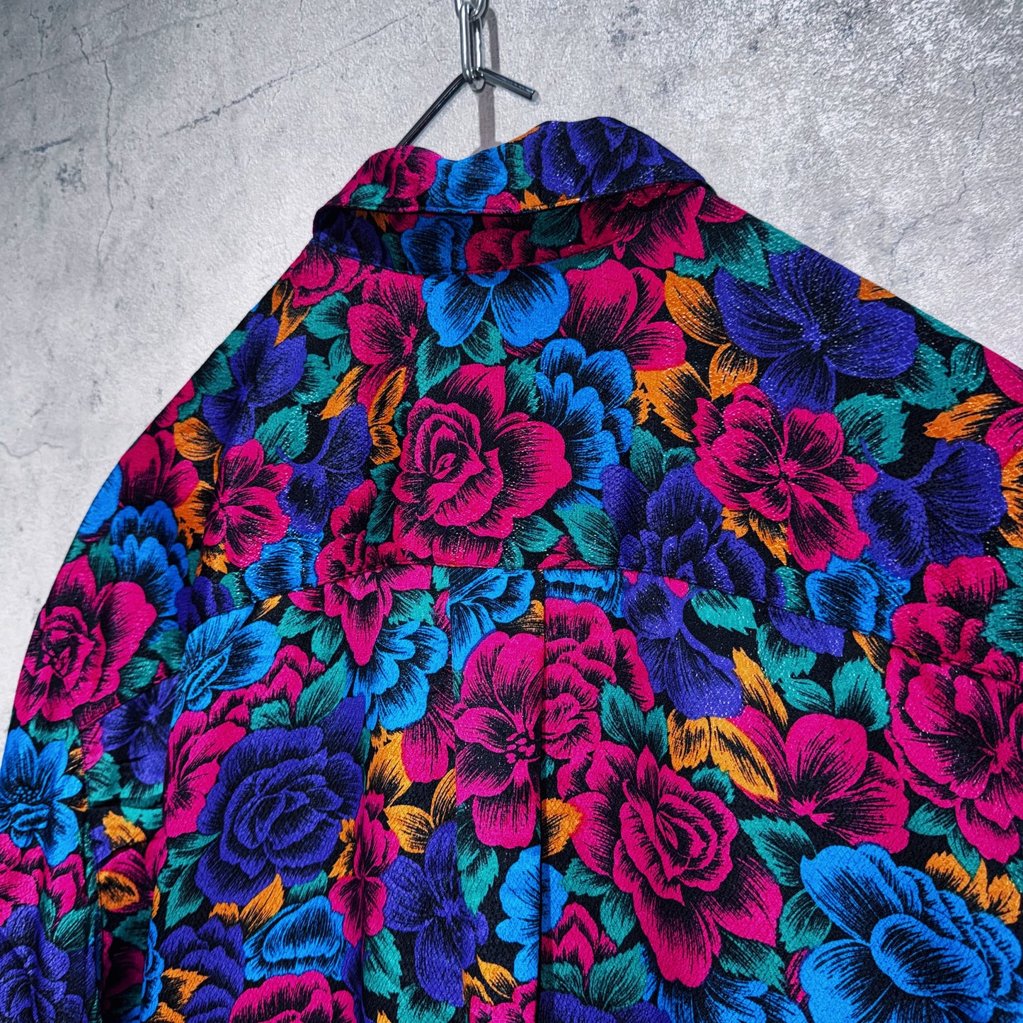 beautiful flower pattern design loose shirt