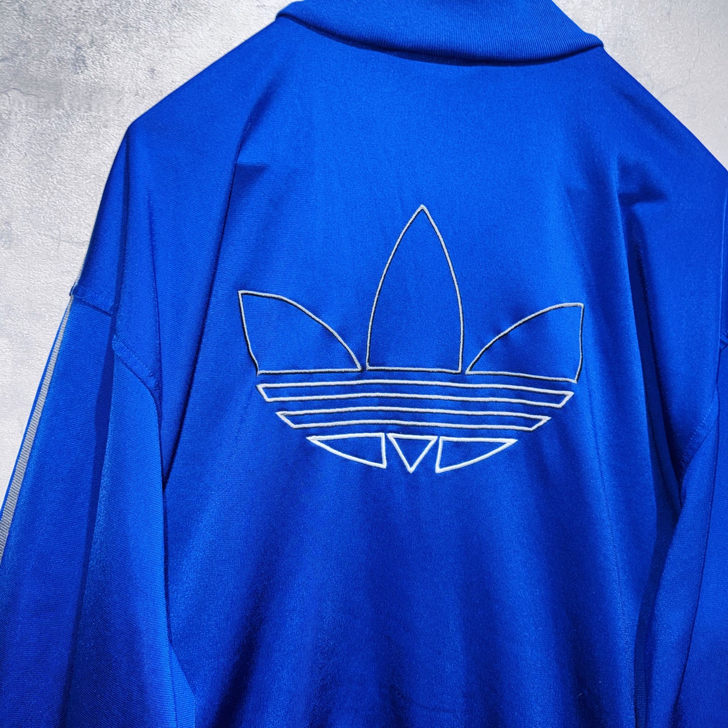 "ADIDAS ULTRASTAR"Trefoil logo embroidery design loose track jacket