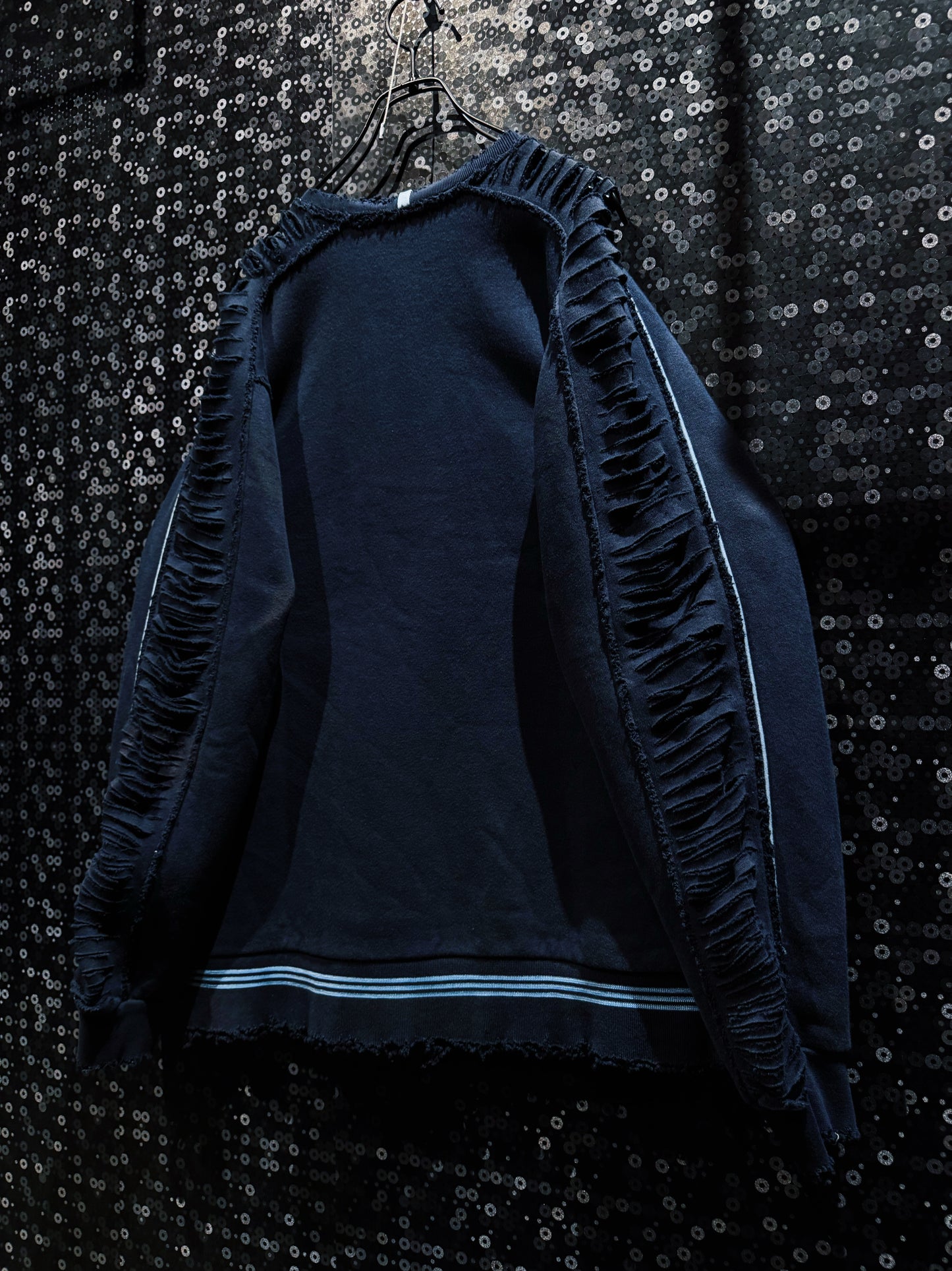【ÆIEM】original”boro”remake adidas Equipment Ruined Line Sweat