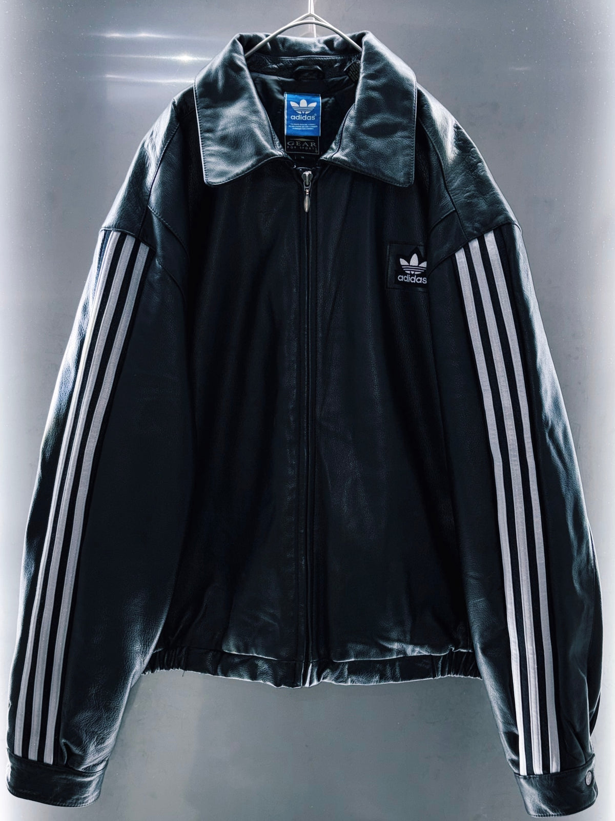 special "original re:meke" vintage
"adidas"× vintage leather drizzler jacket three strip edition