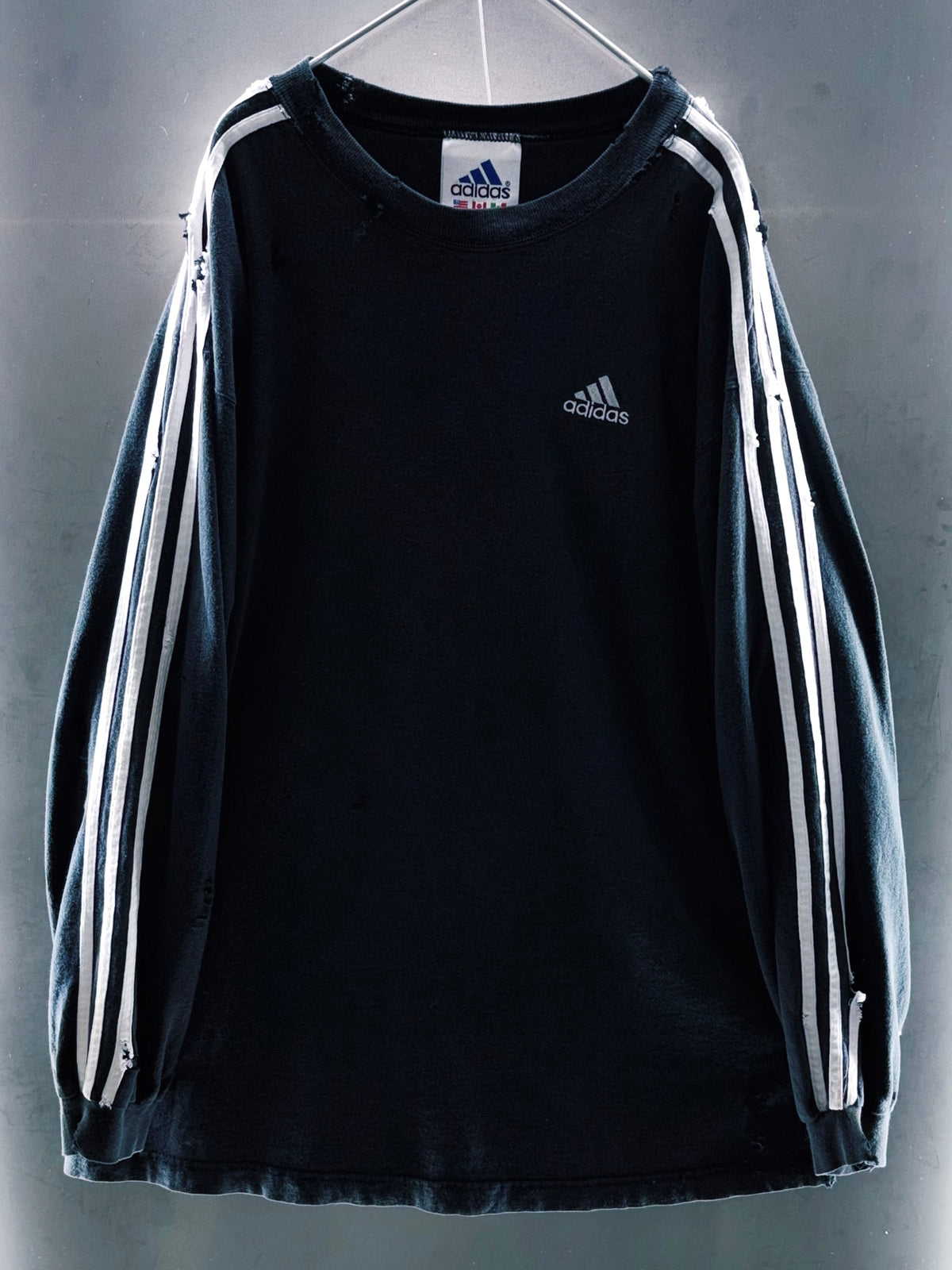 special AYNE Original vintage adidas "boro" Re:make long sleeve T-shirt