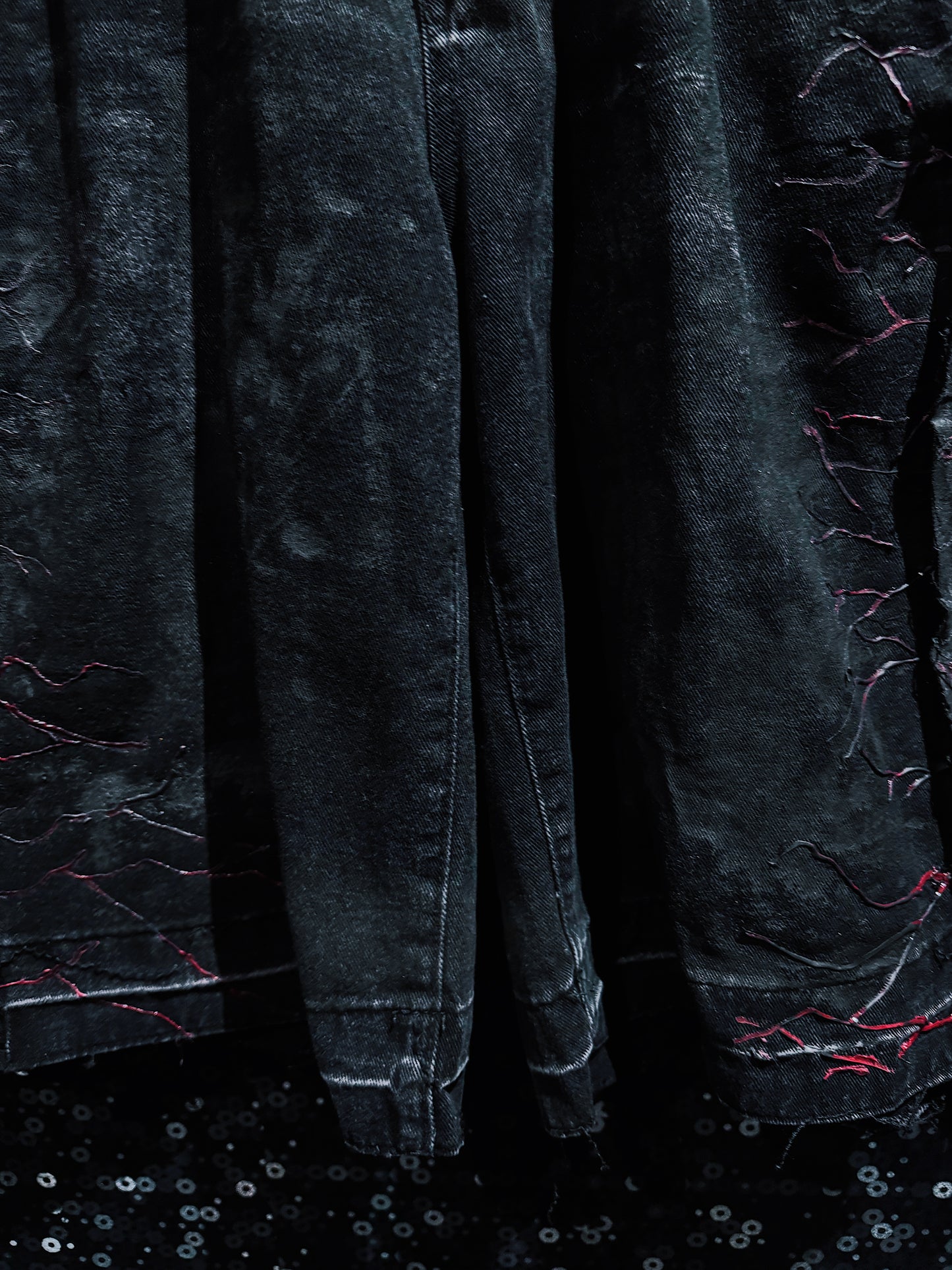 【ÆIEM】vivid notes IRON VEIN flare pants