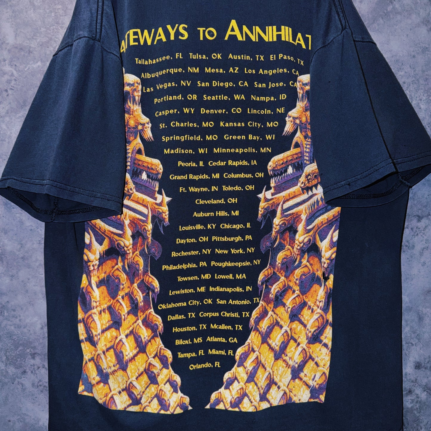 【doppio】vintage “Morbid Angel” album jacket design T-shirt