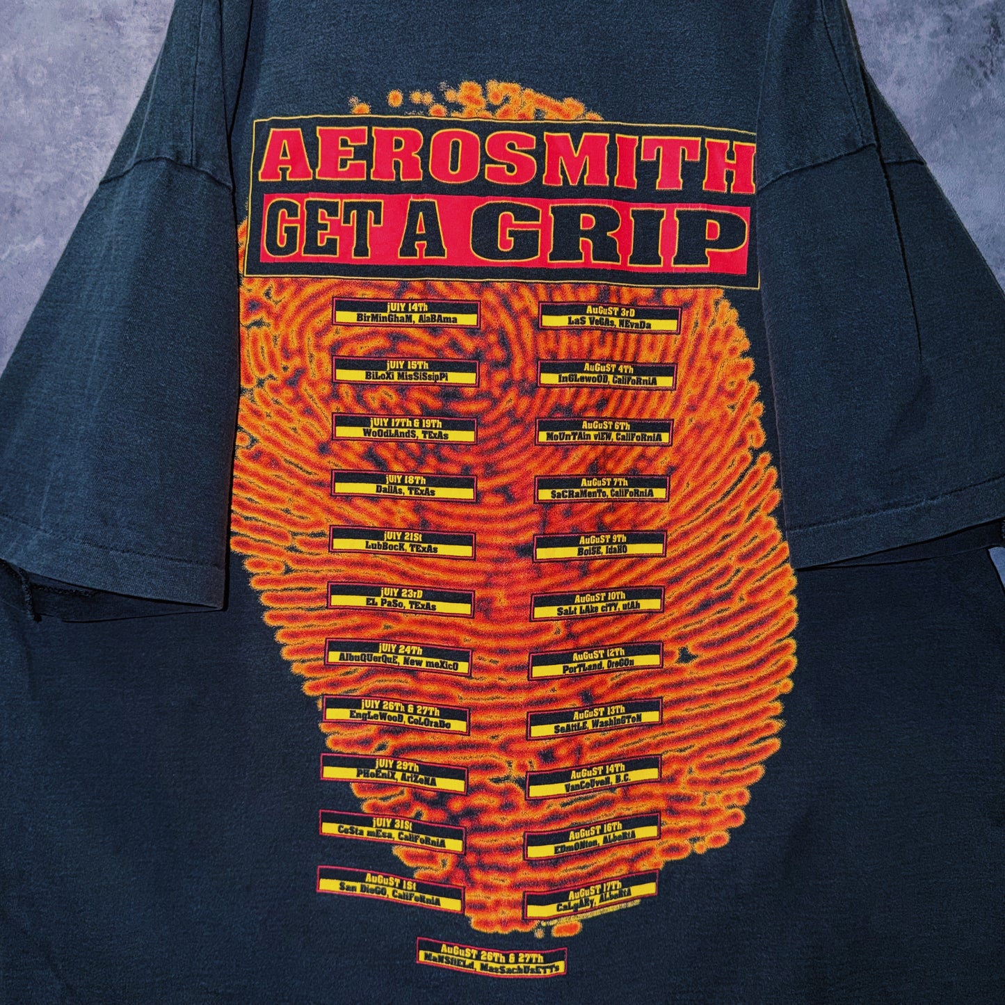 【doppio】90’s vintage “Aerosmith” graphic design band T-shirt