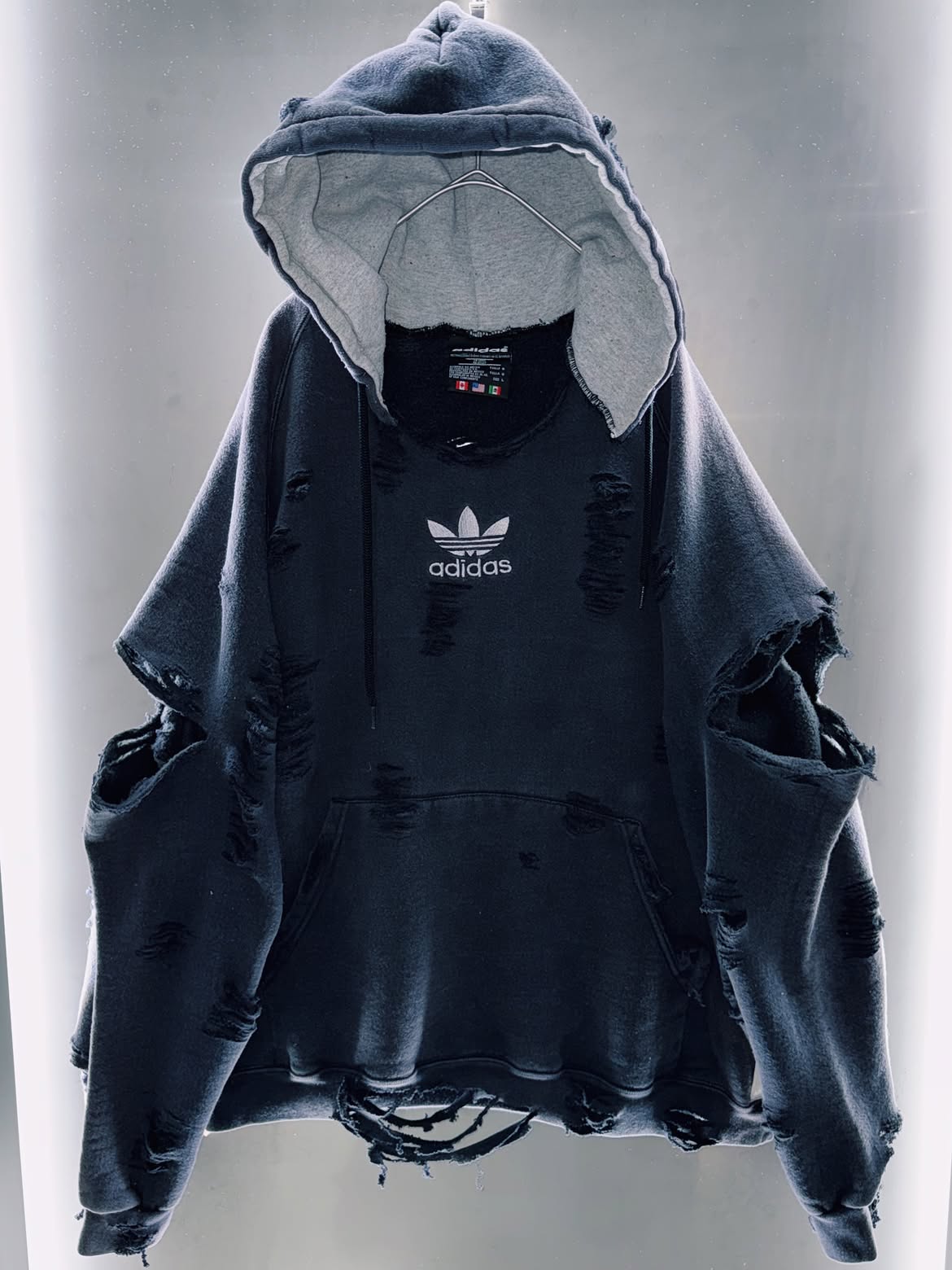 special AYNE Original vintage adidas "boro" Re:make pullover