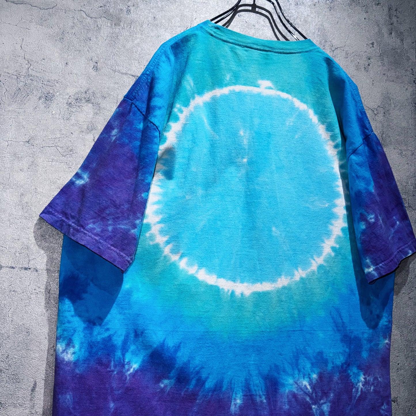 00's"SPLASH MOUNTAIN"Mickey Mouse single design Tie-Dye T shirt