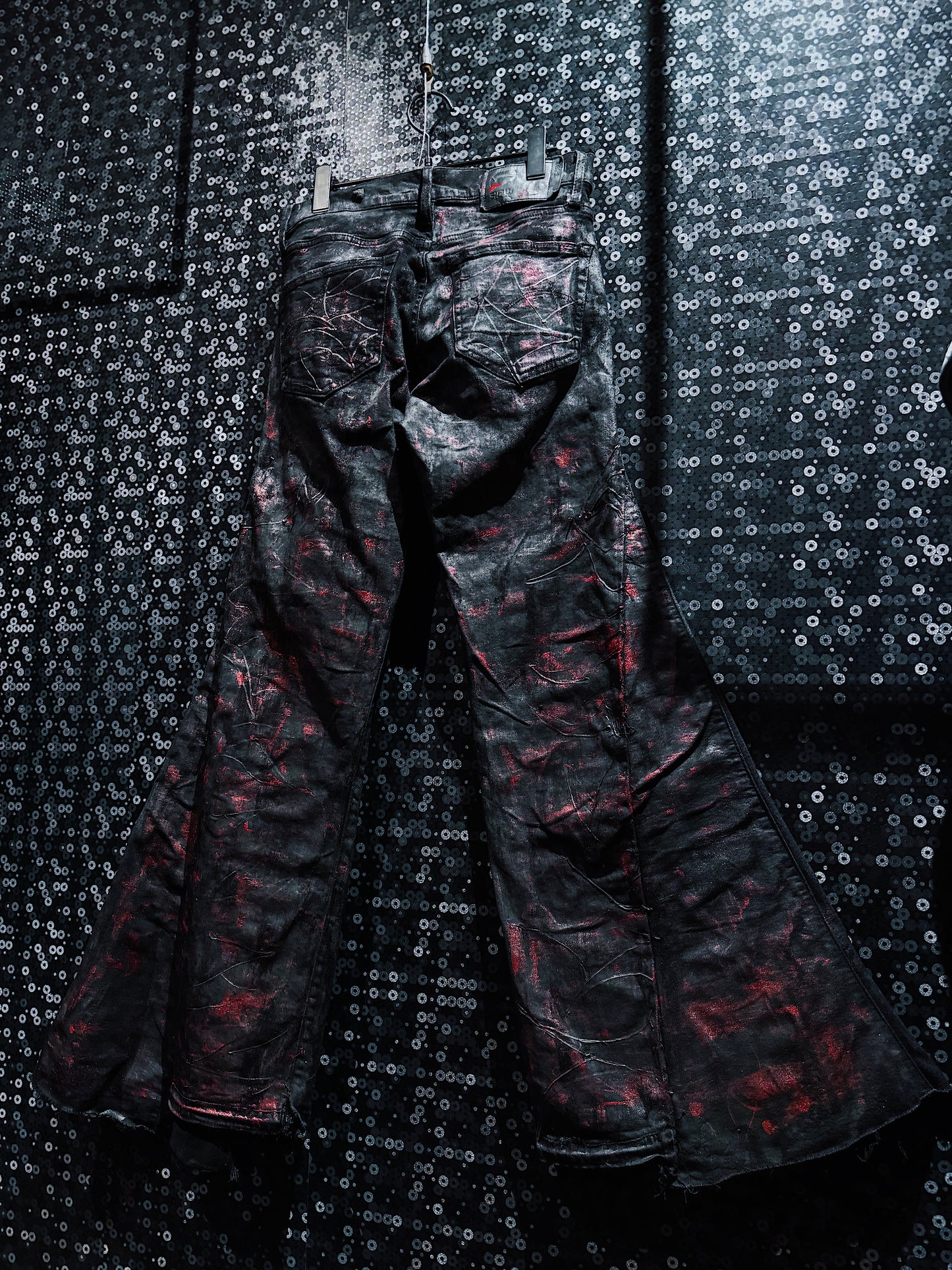 【ÆIEM】vivid notes IRON VEIN flare pants