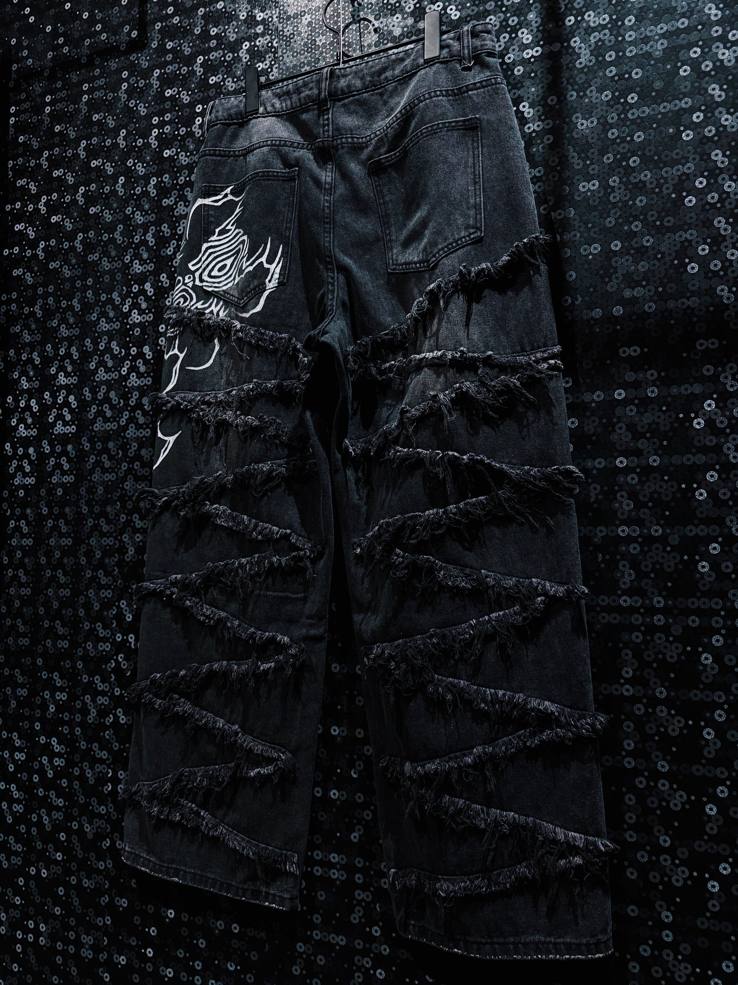 【ÆIEM】"RƎ:STANCE” Hand-Painted Reconstructed Denim
