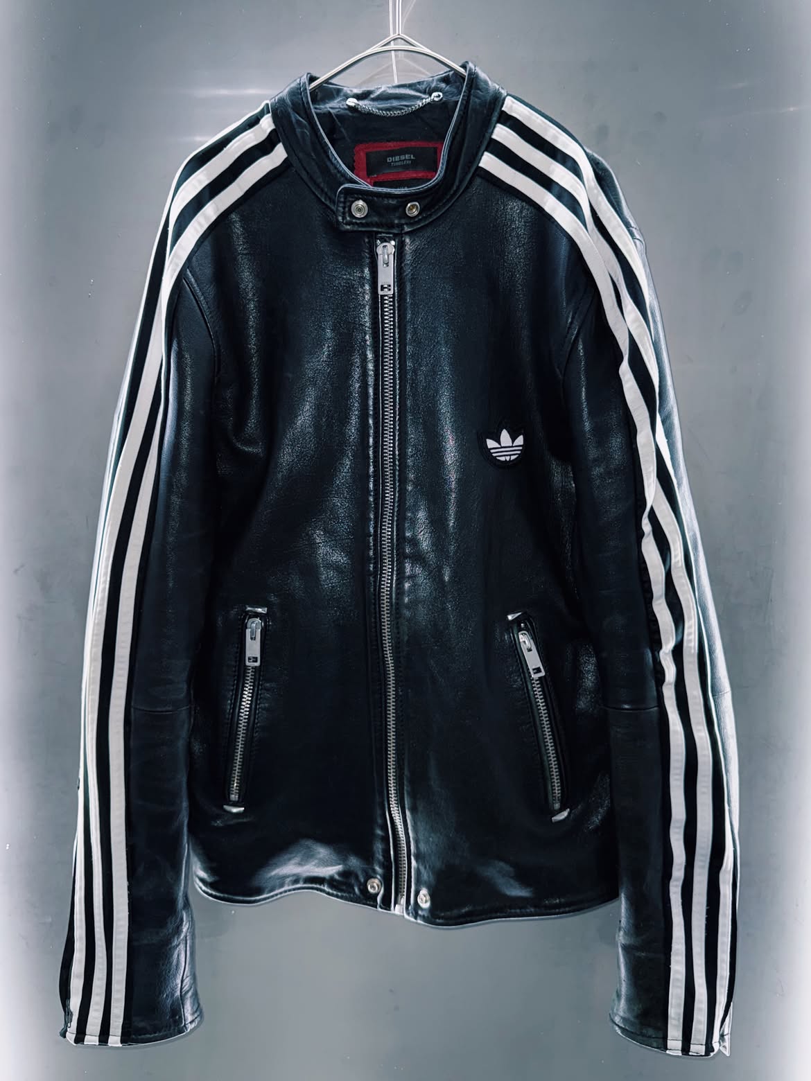 special "original re:meke" vintage
"adidas"× DIESEL single riders leather jacket three strip edition