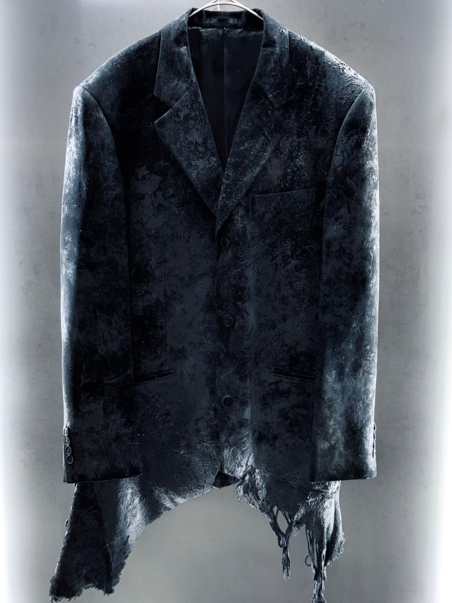 媚 Handcrafted Re:made Distressed Jacket “靡”