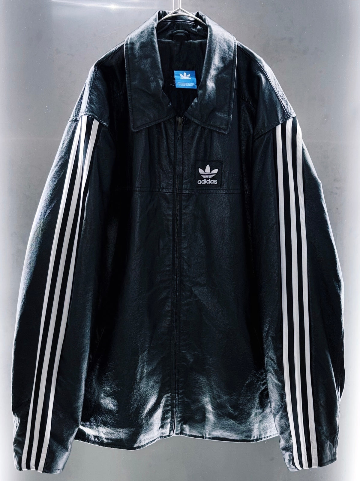 special "original re:meke" vintage
"adidas"× vintage leather drizzler jacket three strip edition