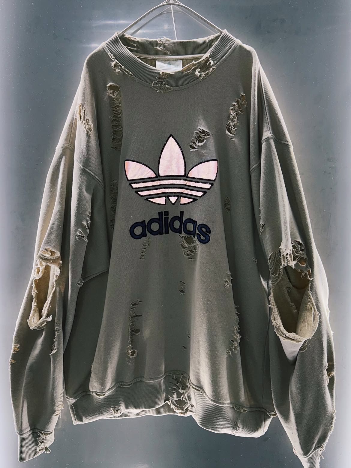 special AYNE Original vintage adidas "boro" Re:make pullover