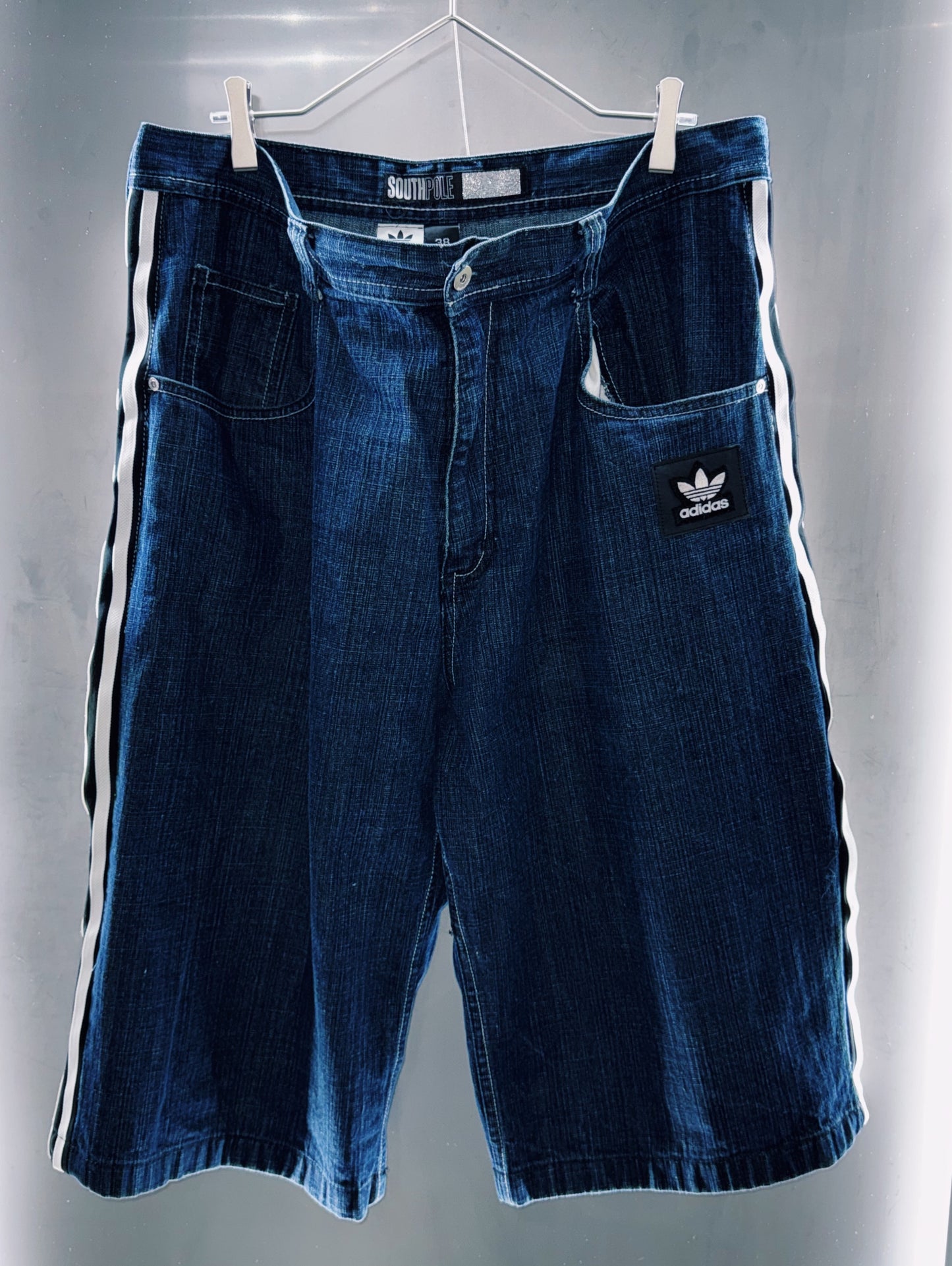 special Original Re:make adidas loose denim pants