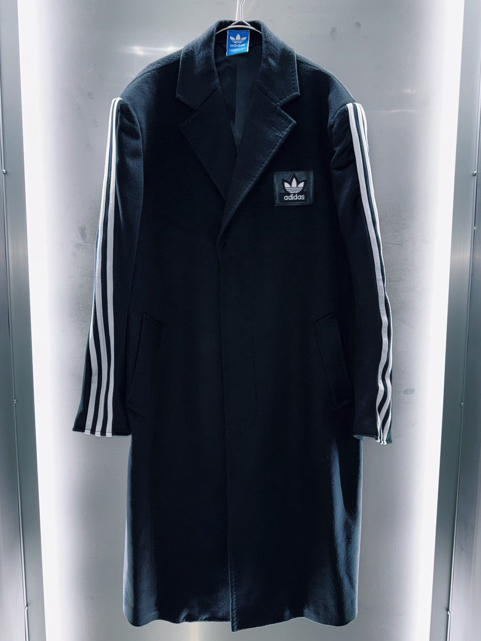 special "original re:meke" vintage "adidas"x vintage chester coat three strip edition