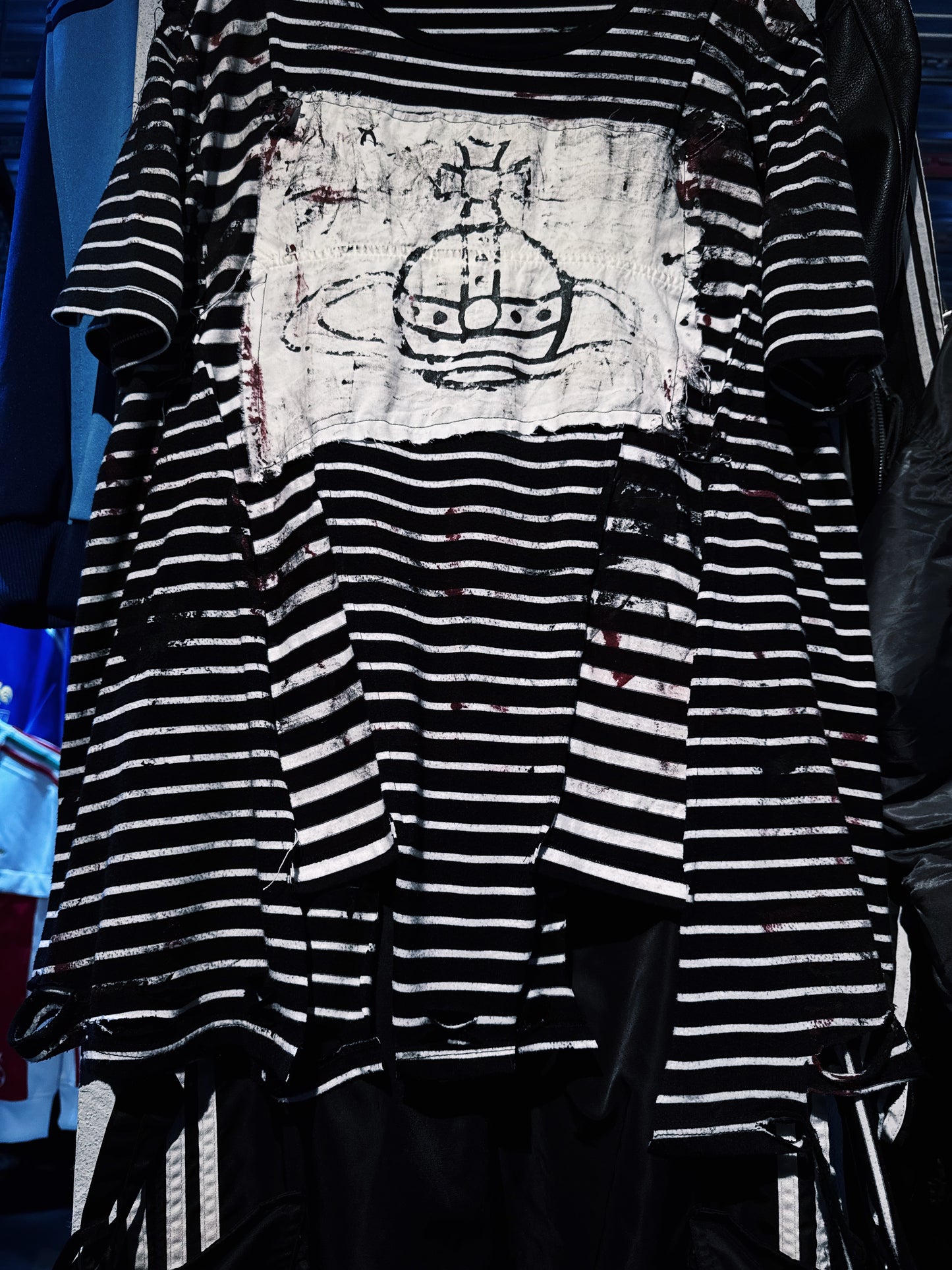 "vivid notes"The Anarchist's Layered Orbit T-shirt