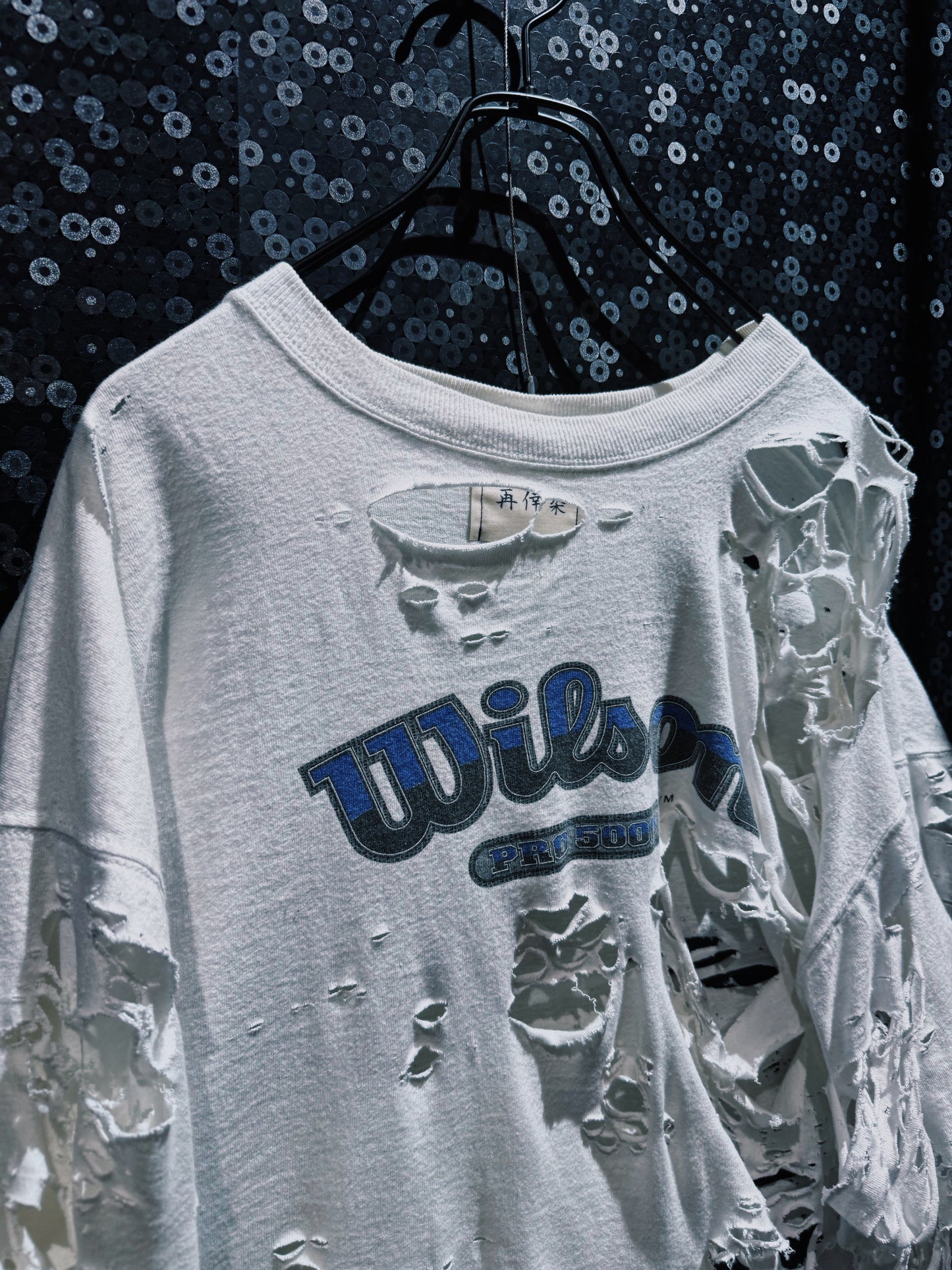 ￼
【ÆIEM】再倖築 “Wilson Collapse” Boro Reconstruction T-Shirt