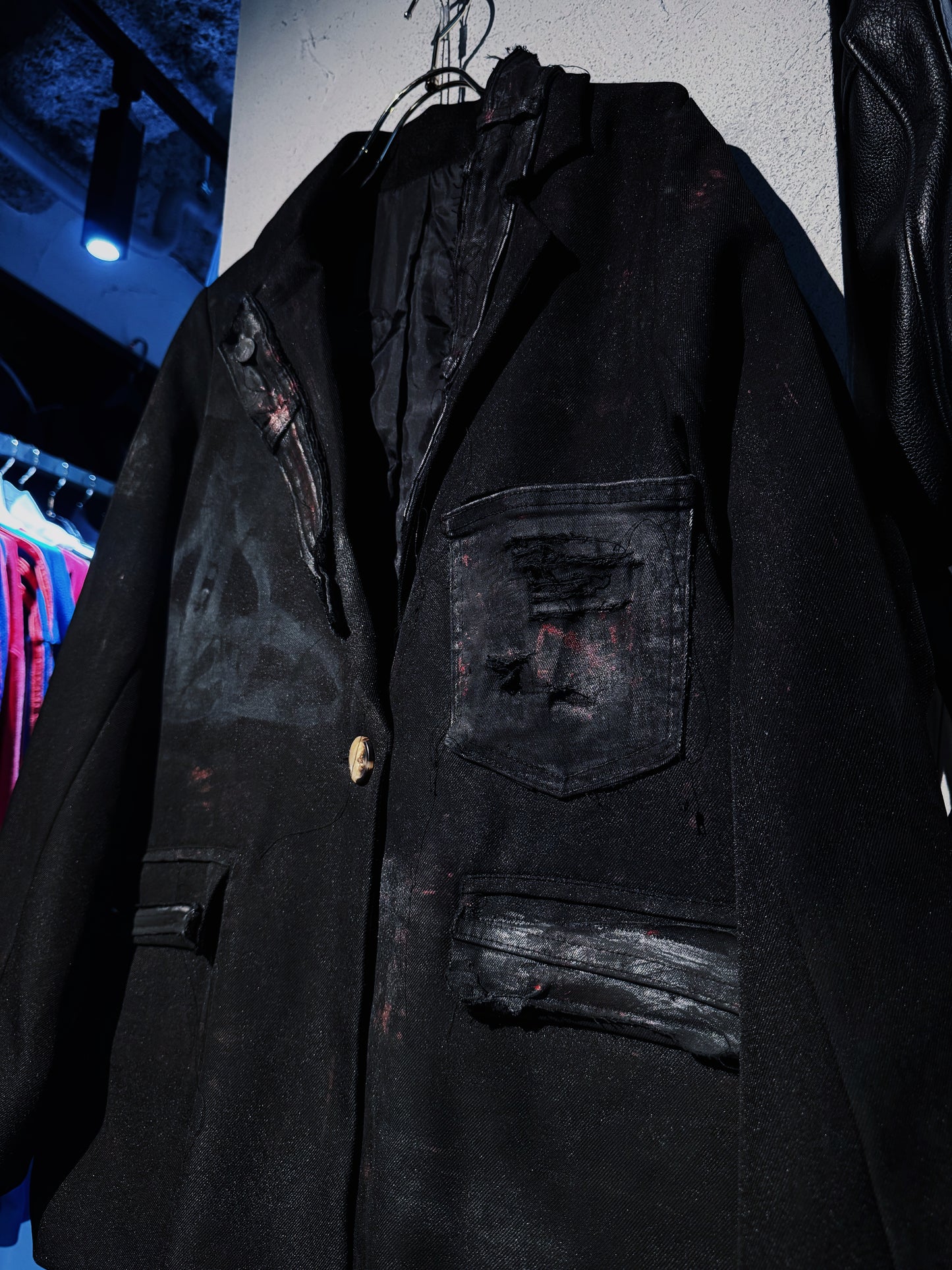 "vivid notes"The Anarchist's Orbit tailored jacket