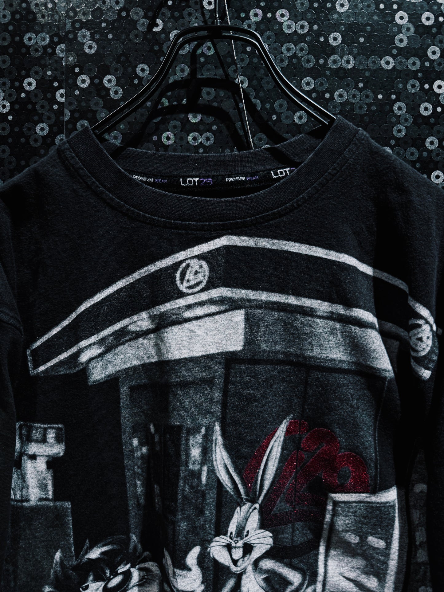 ￼
【ÆIEM】LOT29 Bugs Bunny & Tasmanian Devil Big Print T-shirt
