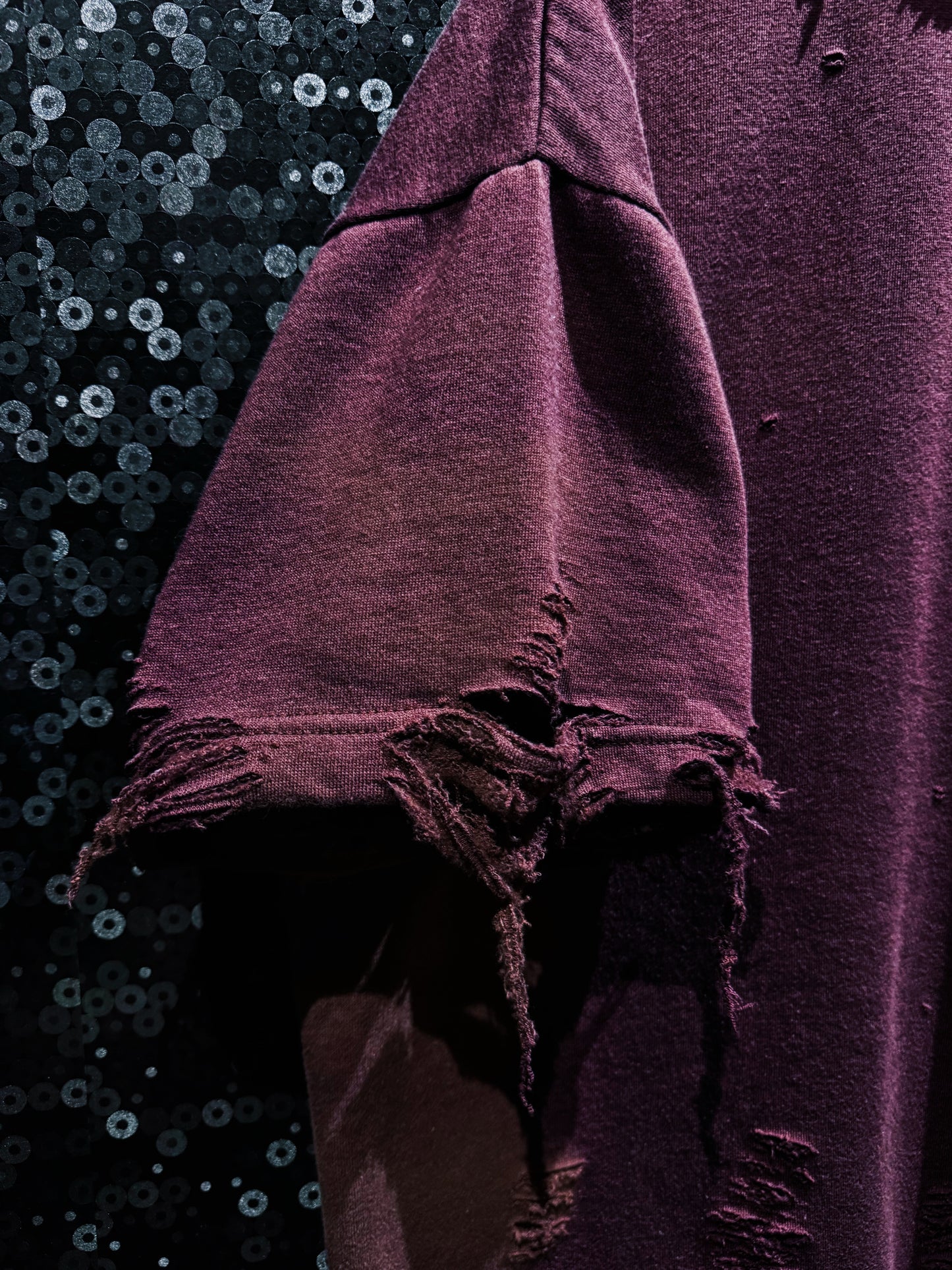 【ÆIEM】original”boro”remake adidas Trefoil Destroy Polo Shirt “BROWN DUST"