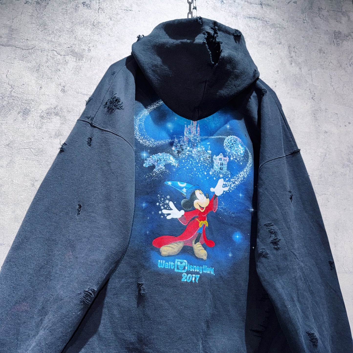 "Disney"WDW 2017 graphic design boro custom hoodie