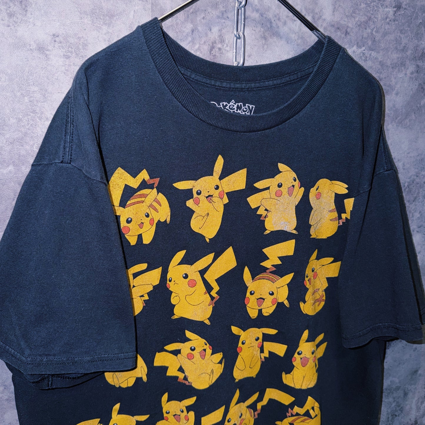 【doppio】vintage “Pikachu”character print design T-shirt