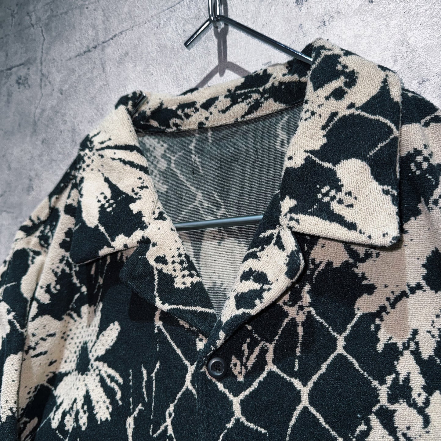 vintage Art sunflower pattern design short sleeve shirt