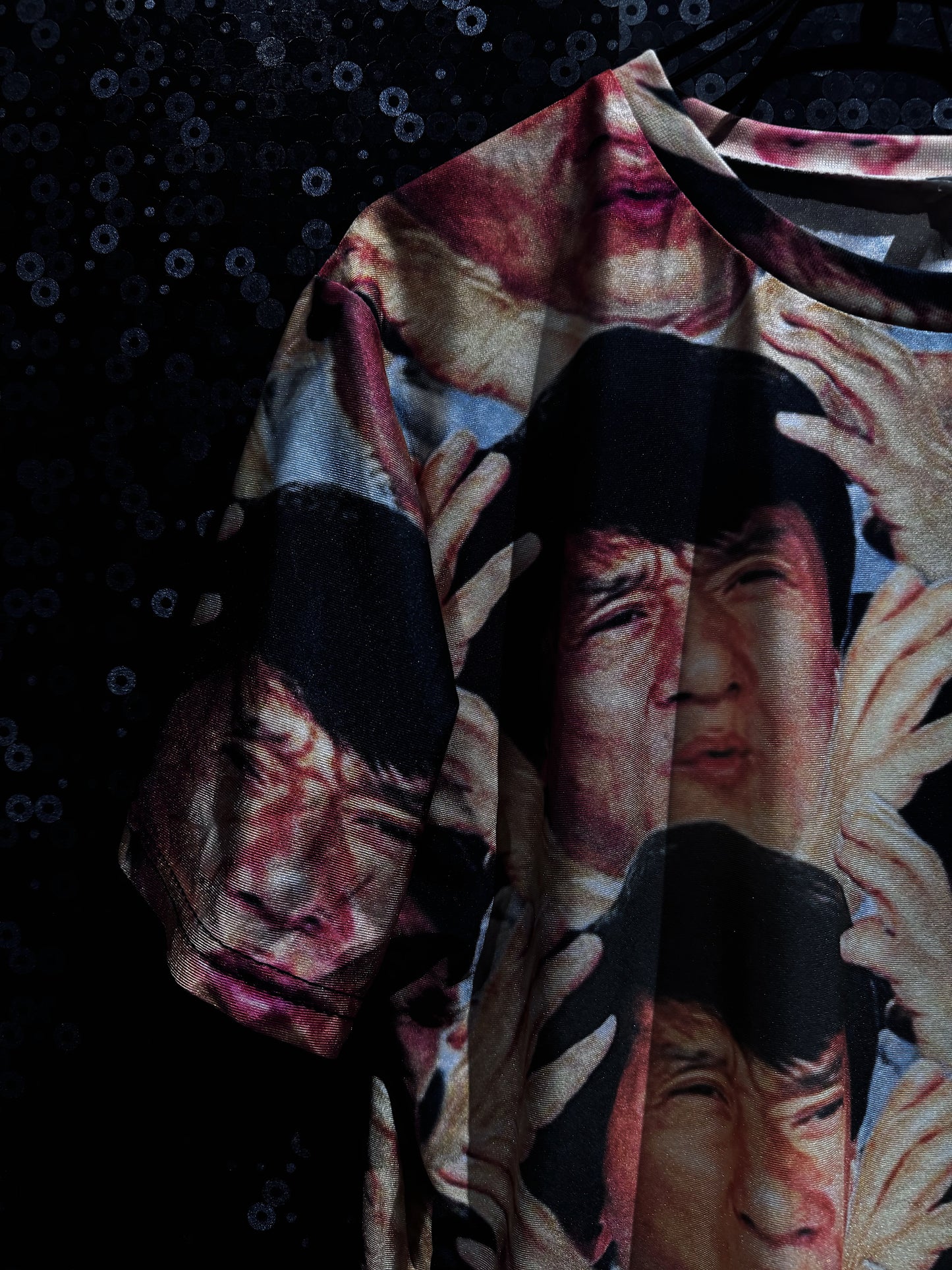 【ÆIEM】Jackie Chan All Over Print Graphic T-shirt