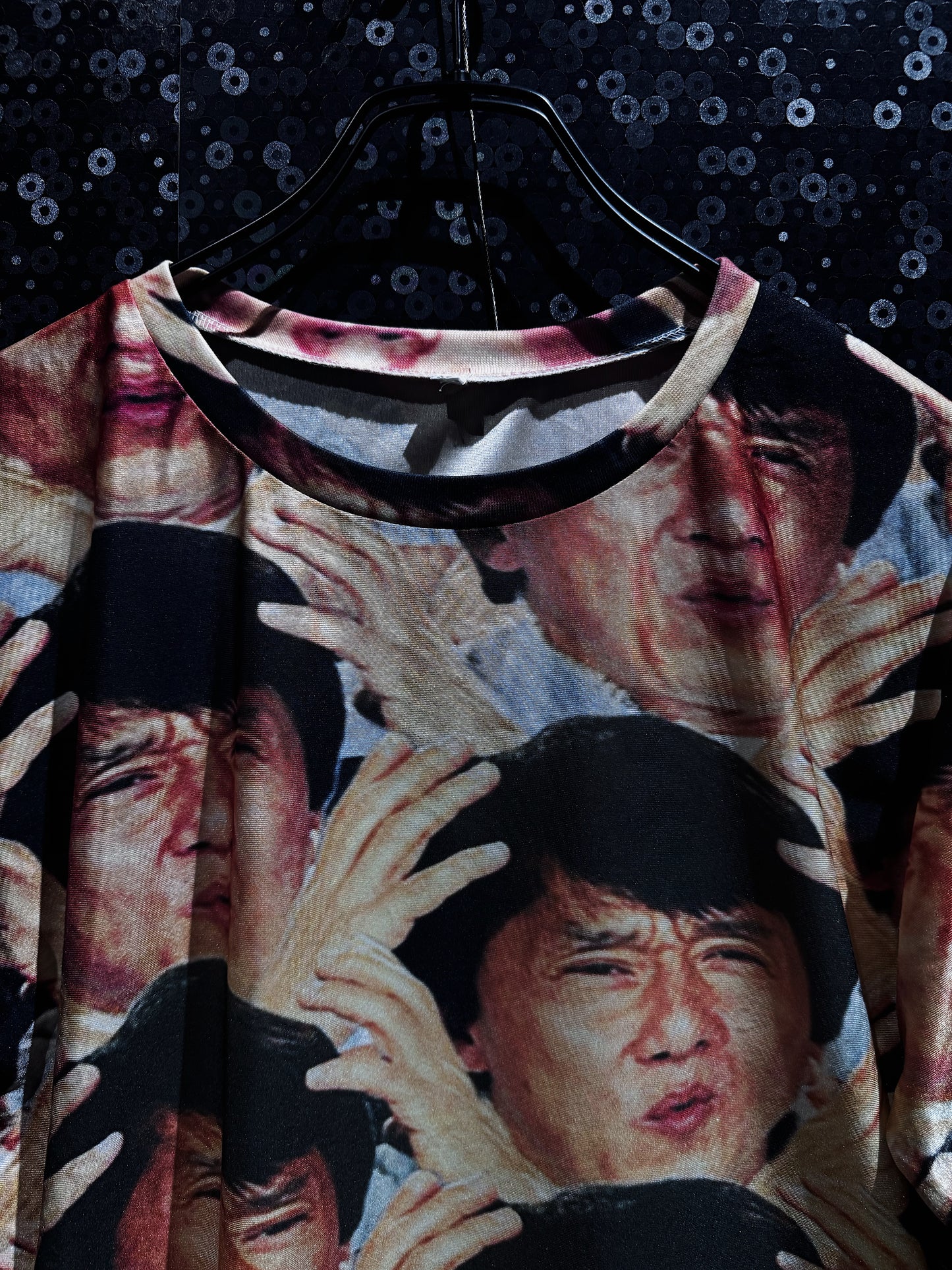【ÆIEM】Jackie Chan All Over Print Graphic T-shirt