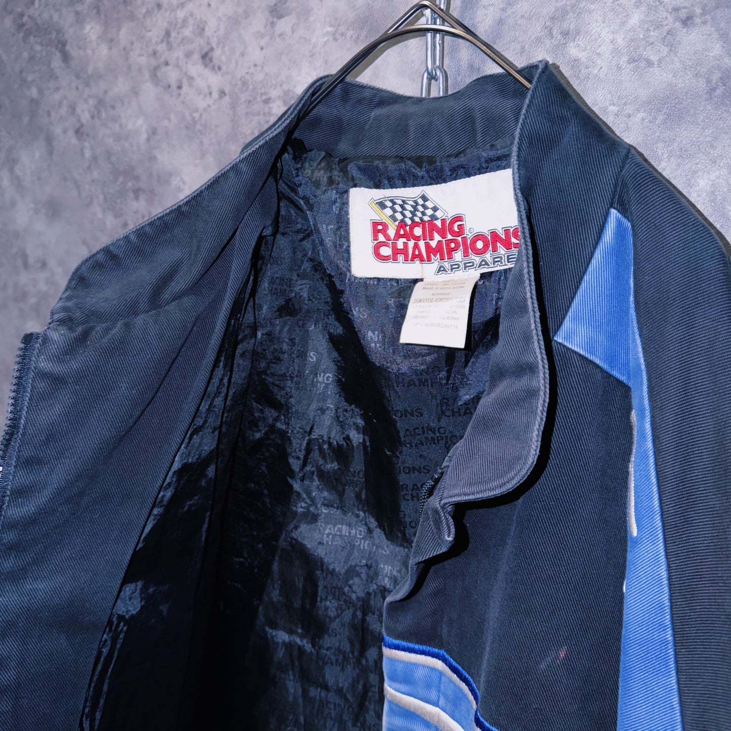 【doppio】vintage”Ford”company logo patches design racing jacket