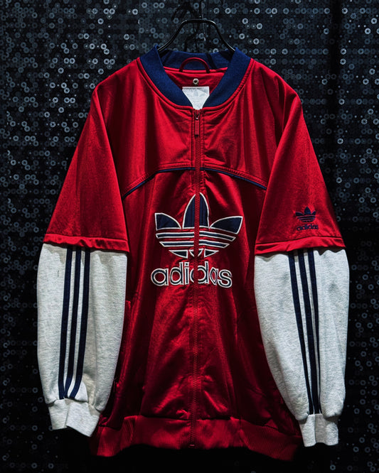 【ÆIEM】adidas originals Oversized Trefoil Embroidery Switching Track Jacket