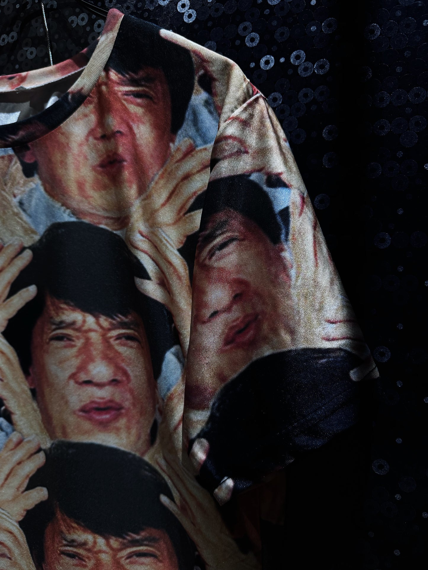 【ÆIEM】Jackie Chan All Over Print Graphic T-shirt