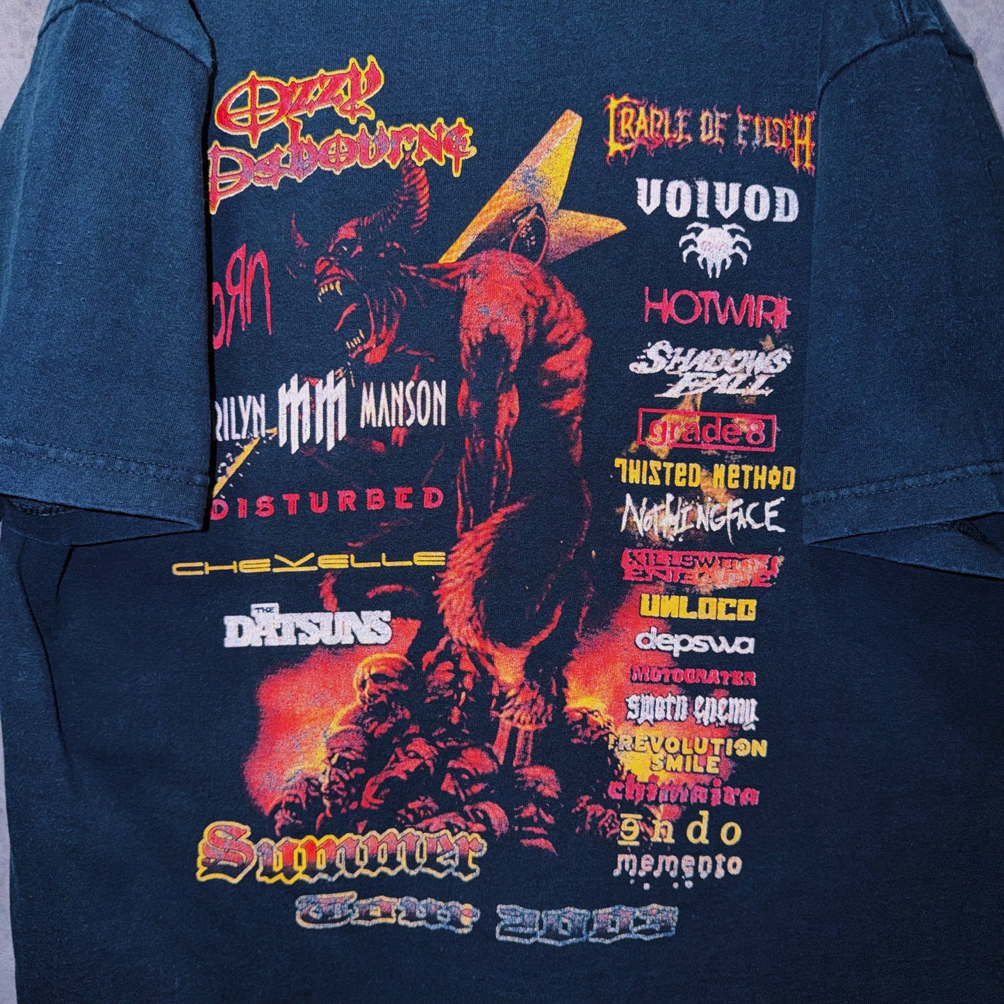 【doppio】00’s vintage “Ozzfest” graphic design band festival T-shirt