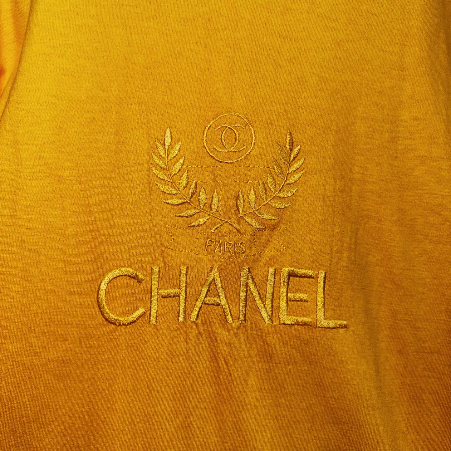 "CHANEL"logo embroidery design hoodie short sleeve T shirt