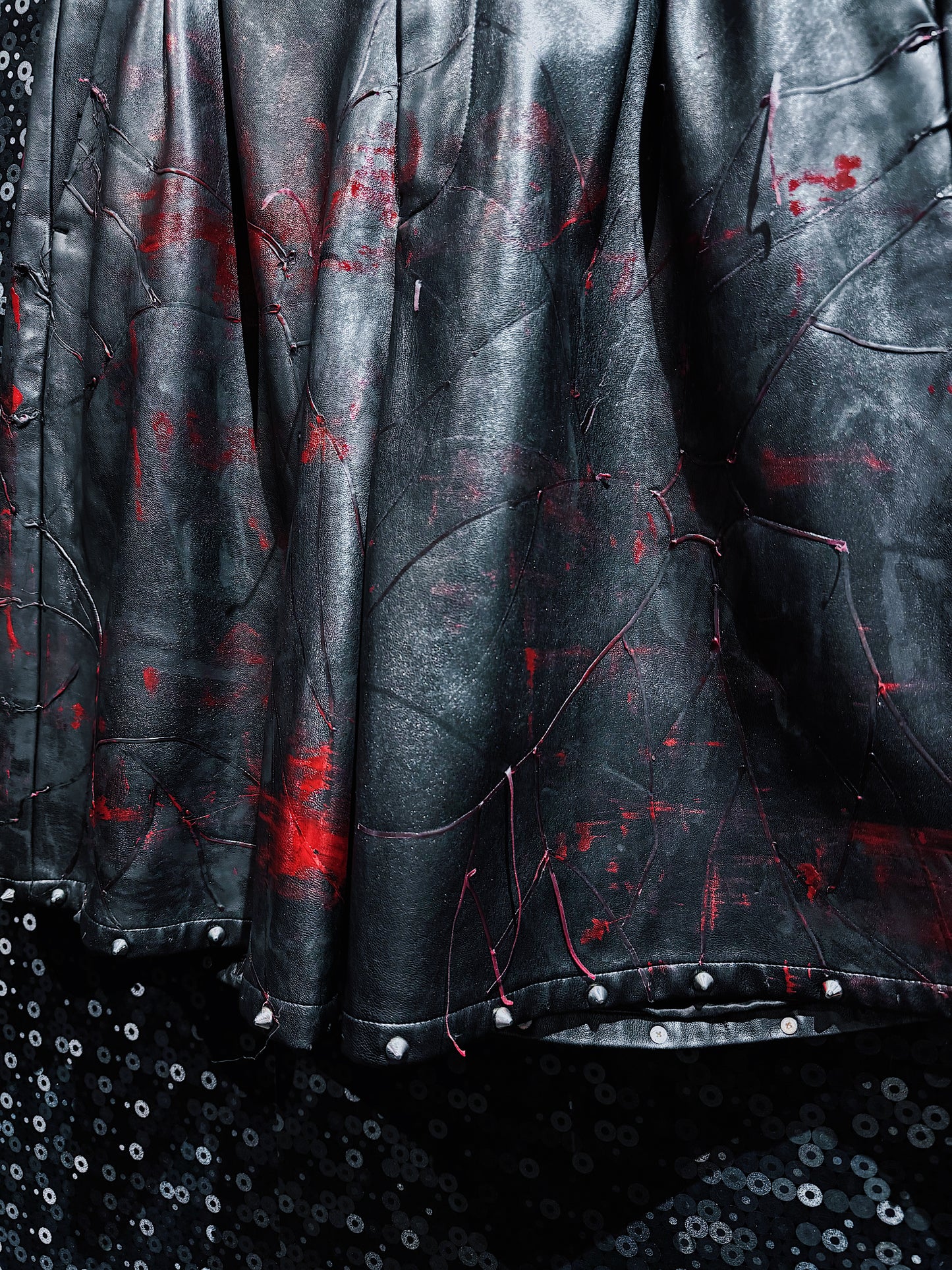 【ÆIEM】vivid notes IRON VEIN hurf pants