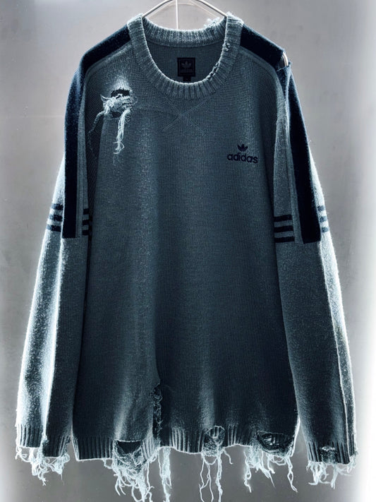 special AYNE Original vintage adidas "boro "Re:make knit