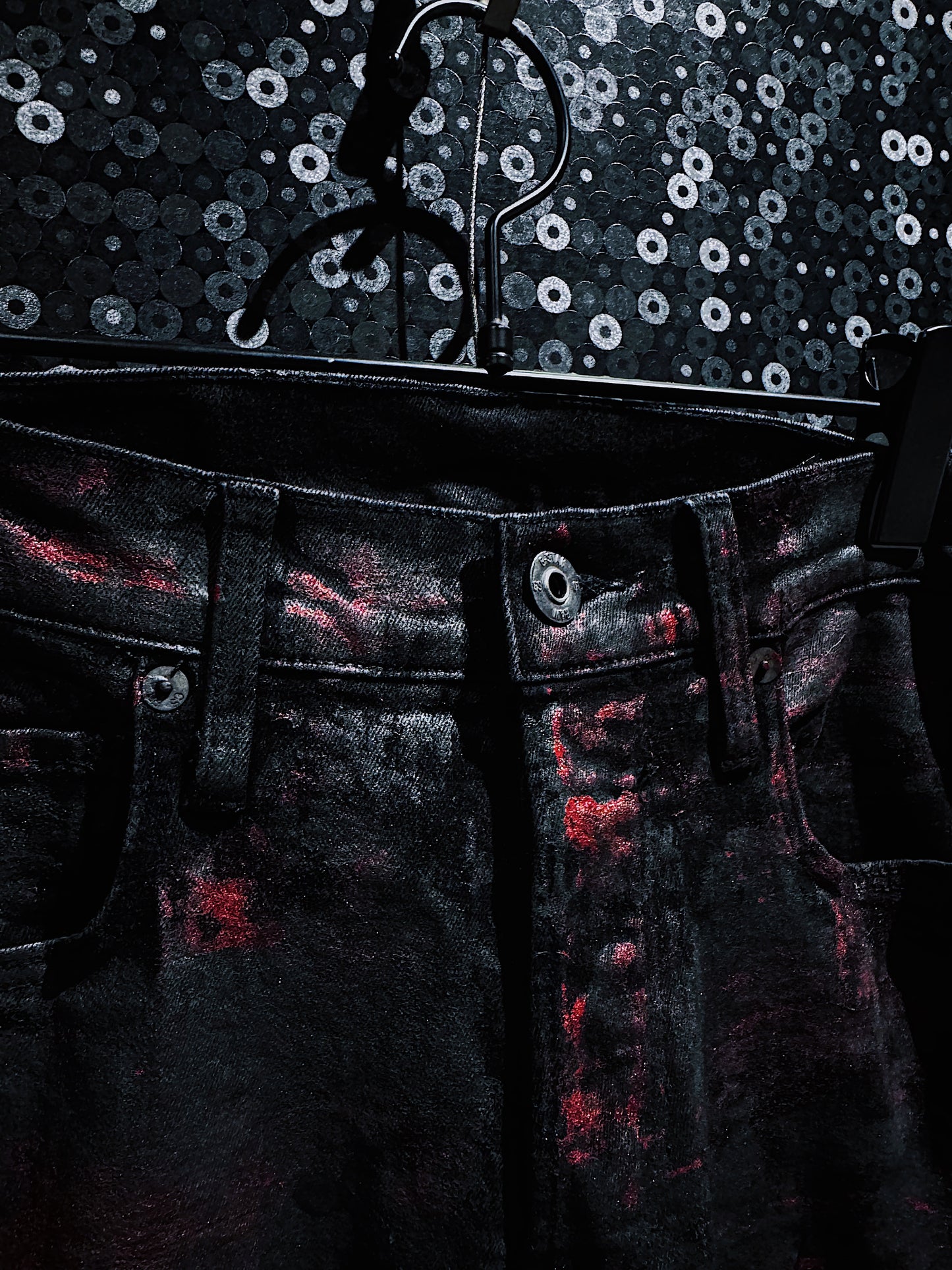 【ÆIEM】vivid notes IRON VEIN flare pants