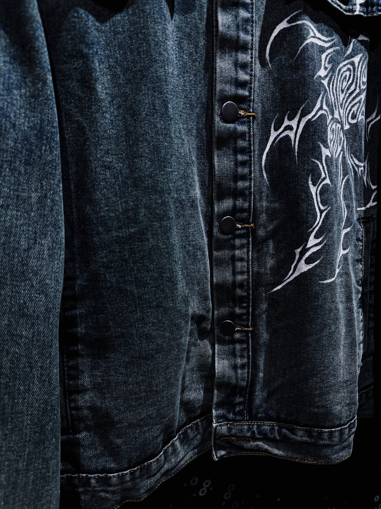 【ÆIEM】“RƎ:STANCE” Hand-Painted Denim jacket