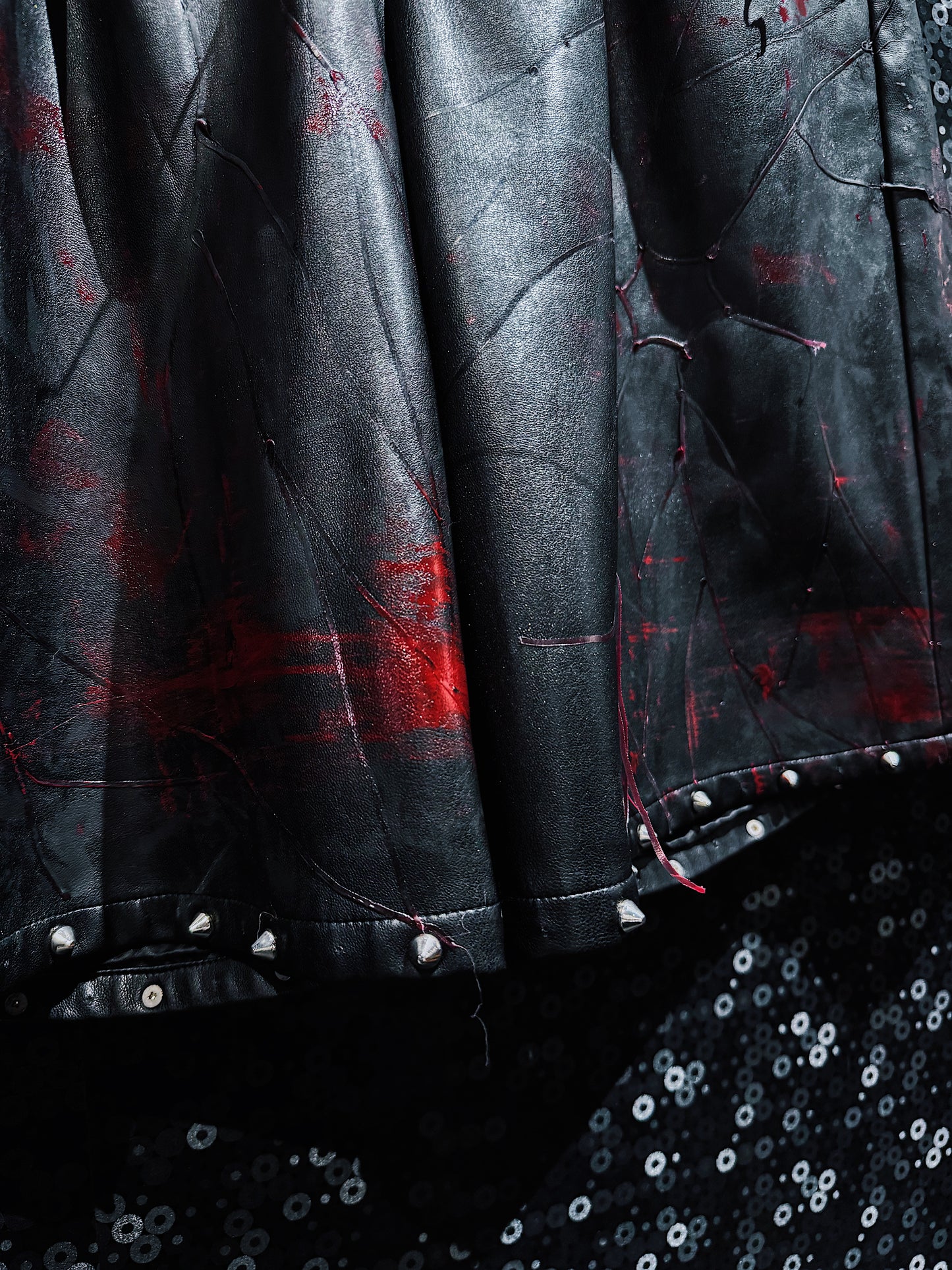 【ÆIEM】vivid notes IRON VEIN hurf pants