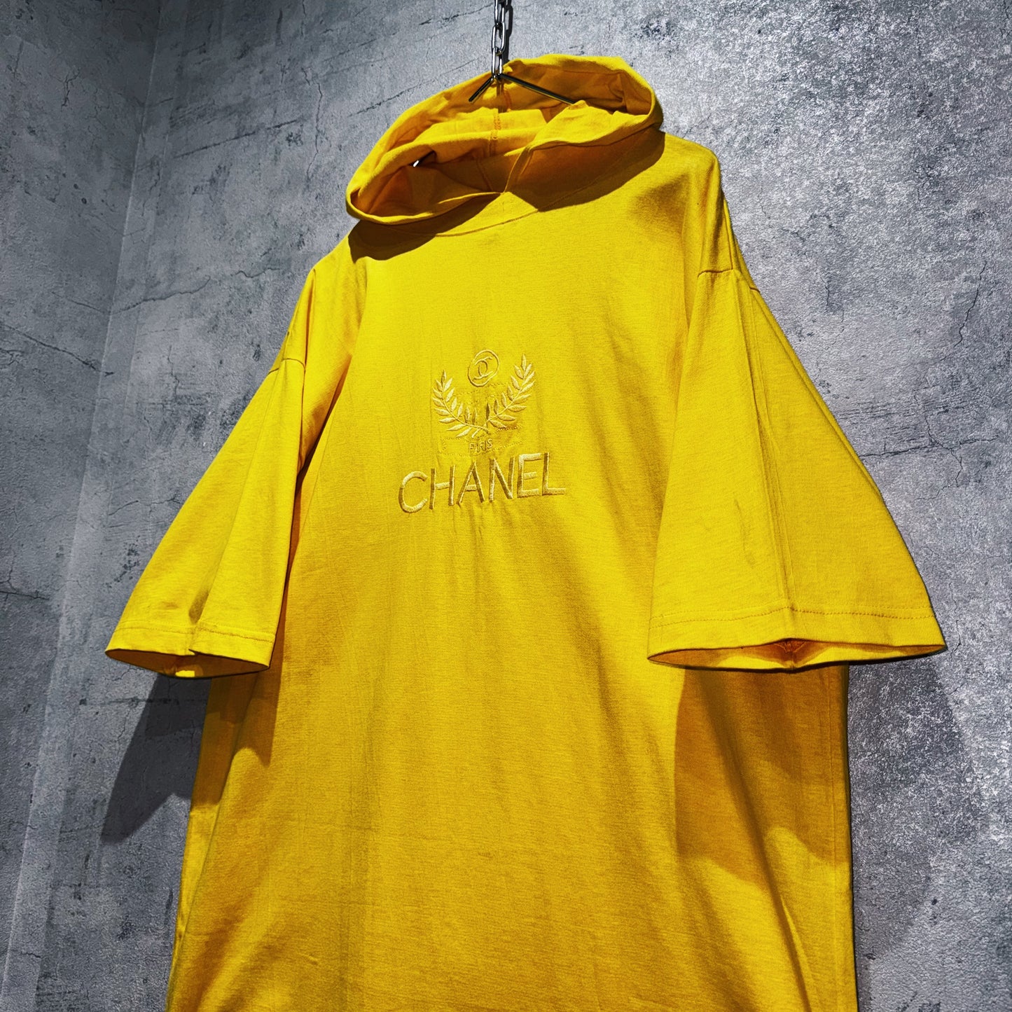 "CHANEL"logo embroidery design hoodie short sleeve T shirt