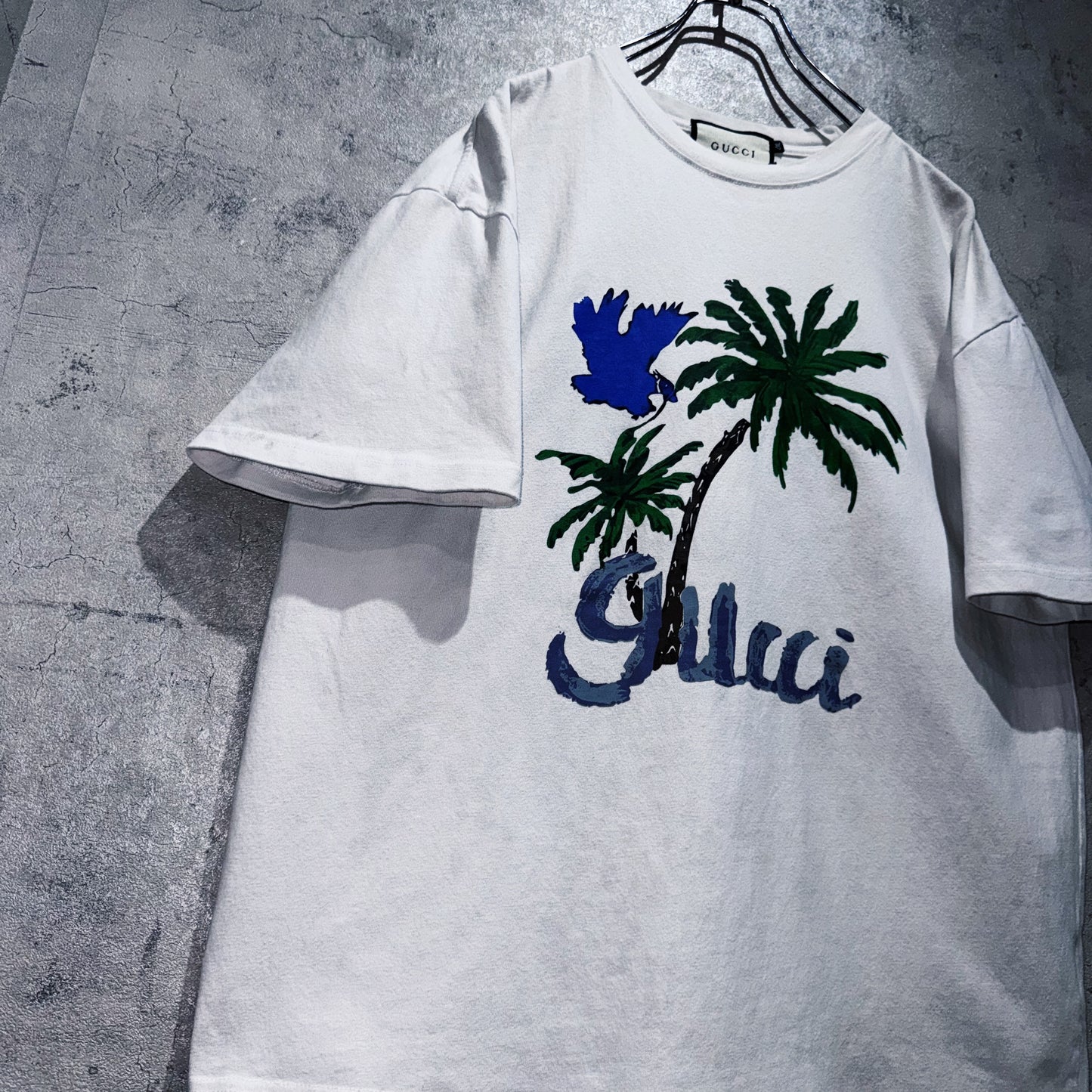 "GUCCI"Art graphic print design T shirt