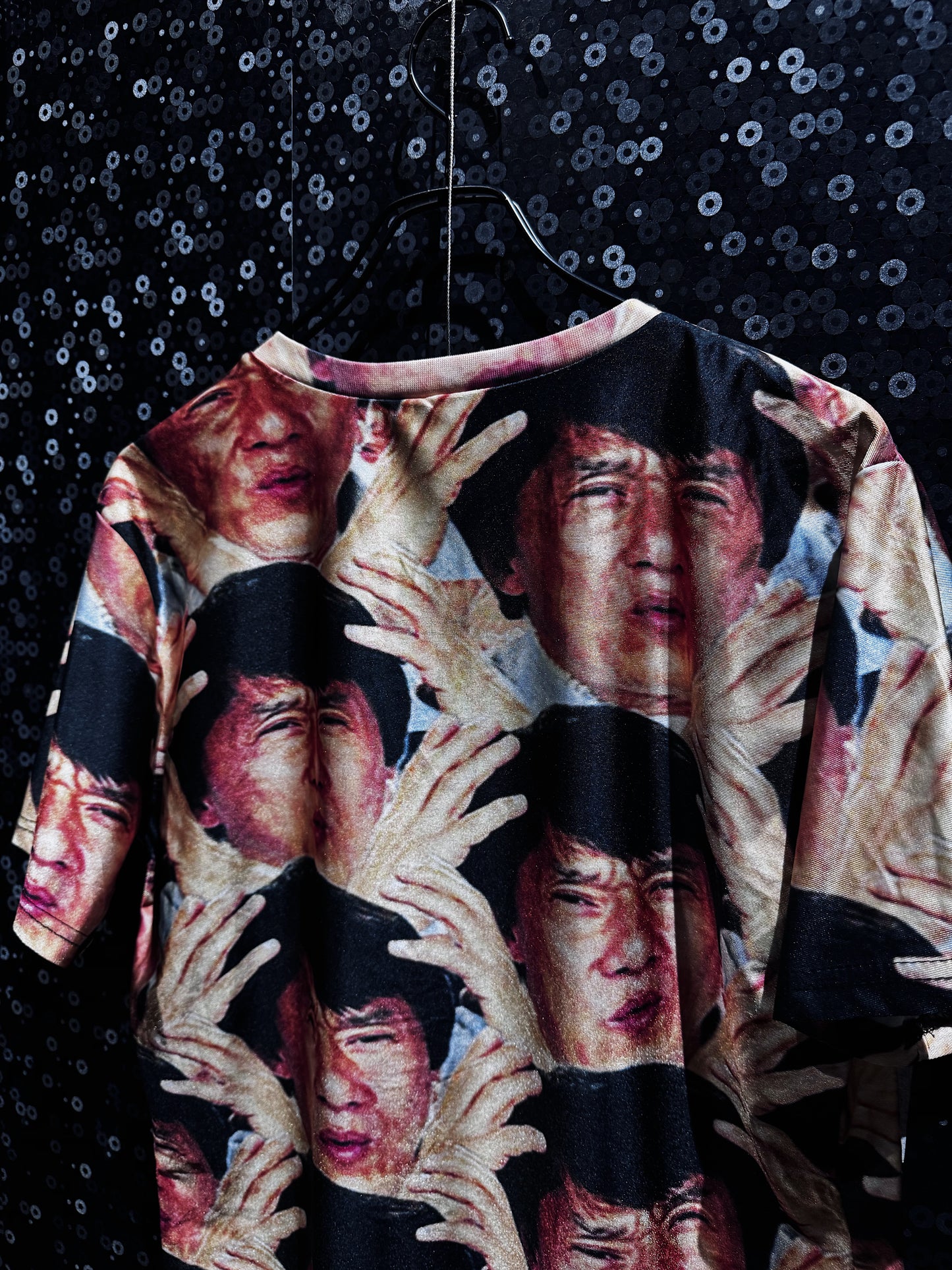 【ÆIEM】Jackie Chan All Over Print Graphic T-shirt