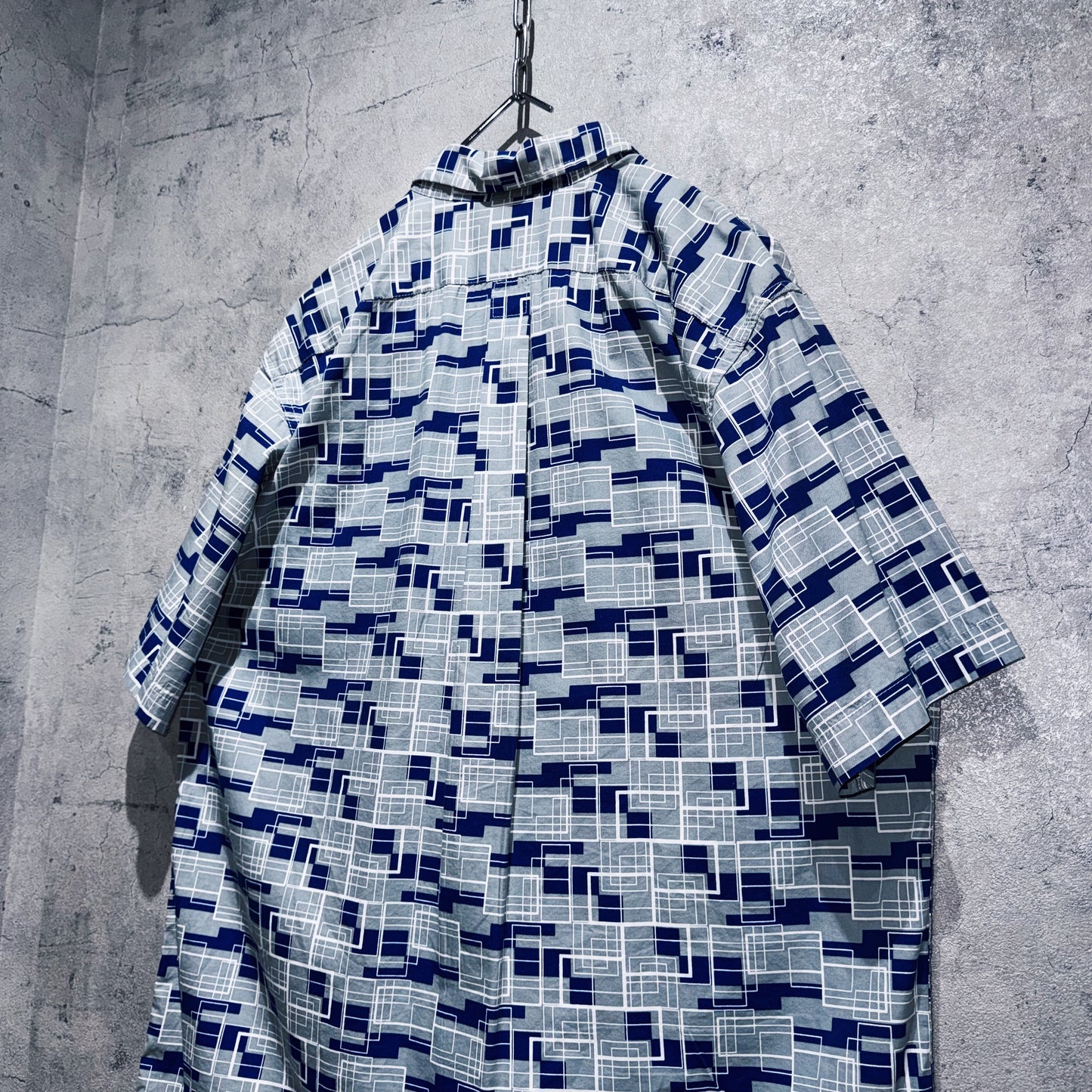 "Calvin Klein"all over pattern short sleeve shirt