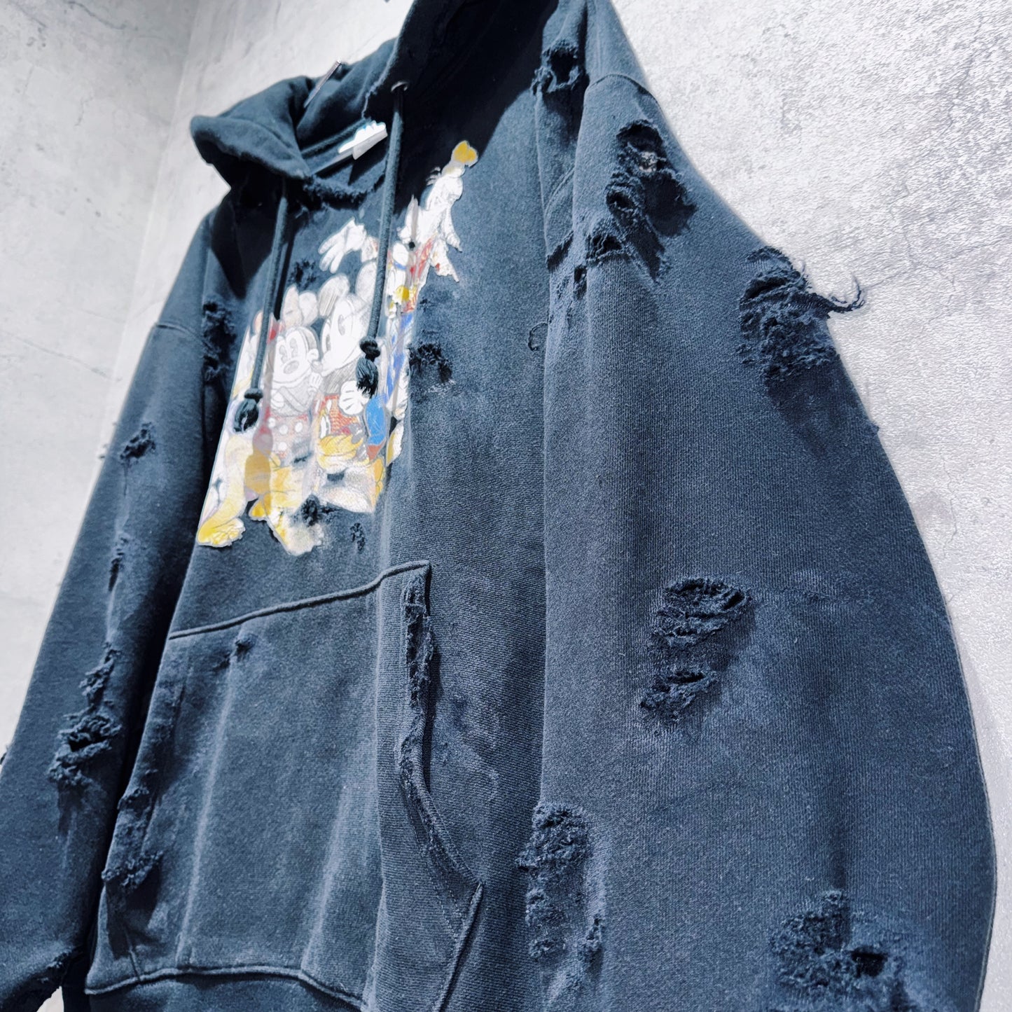 "Disney×Champion"REVERSE WEAVE Mickey&Friends design boro custom hoodie