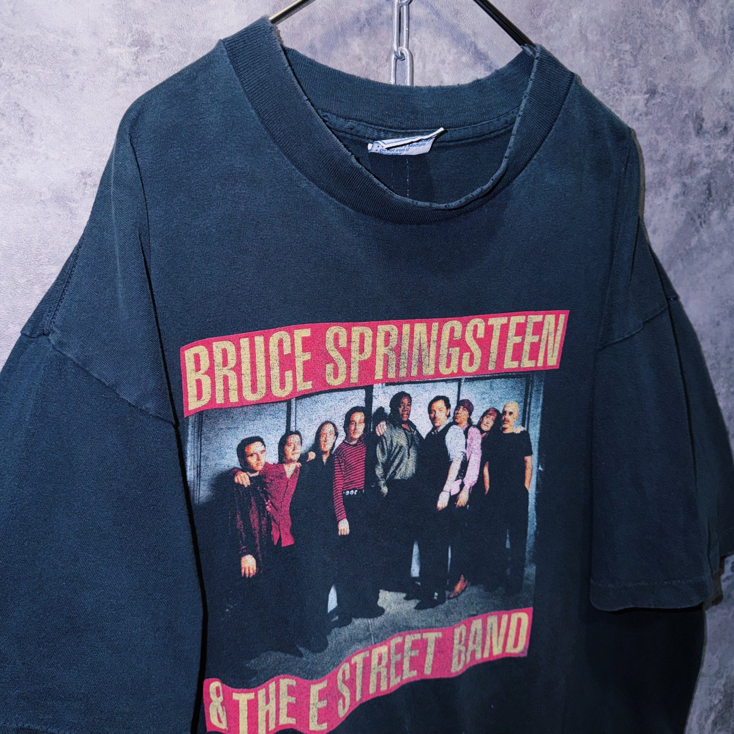 【doppio】90‘s vintage “Bruce Springsteen”The E Street Band”  print design band T-shirt