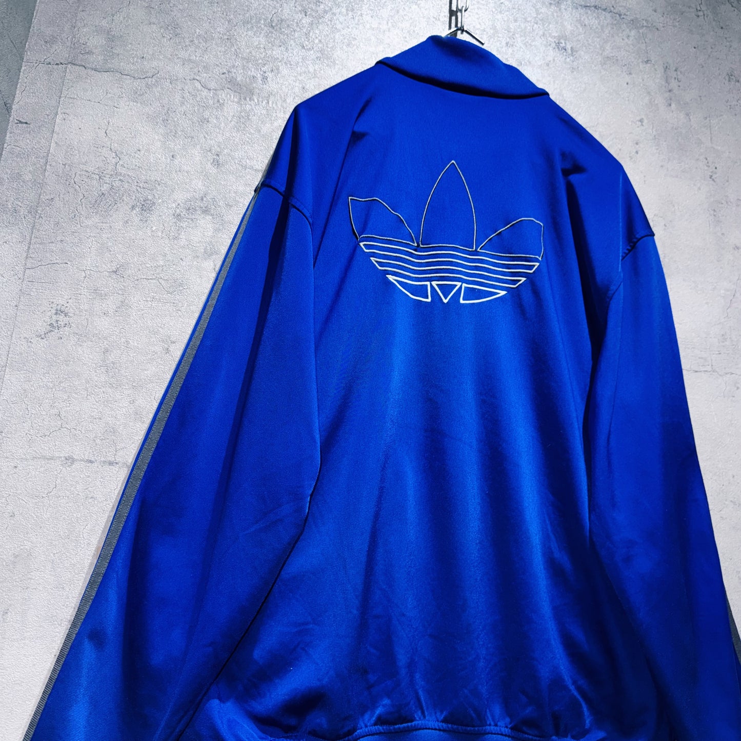 "ADIDAS ULTRASTAR"Trefoil logo embroidery design loose track jacket