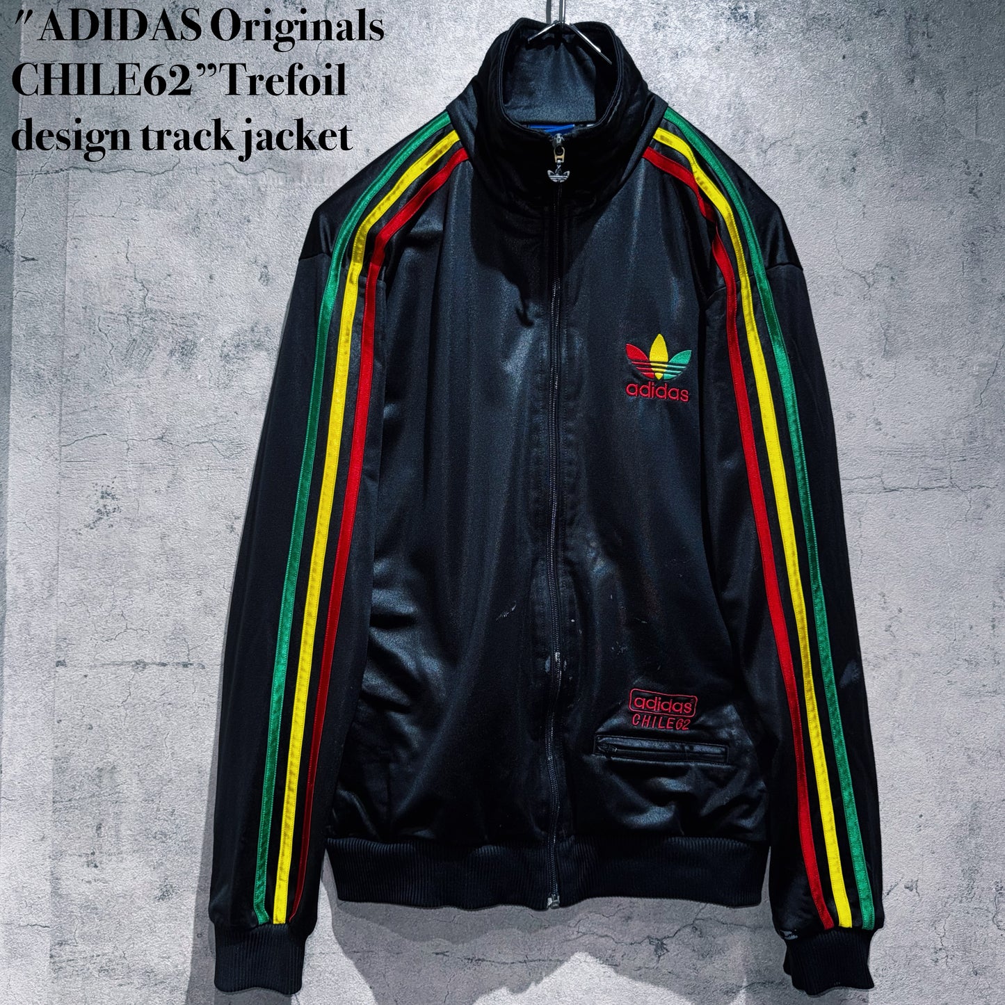 "ADIDAS Originals CHILE62”Trefoil design track jacket