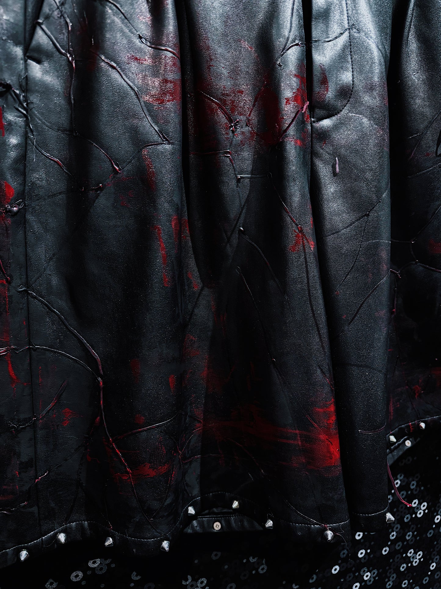 【ÆIEM】vivid notes IRON VEIN hurf pants