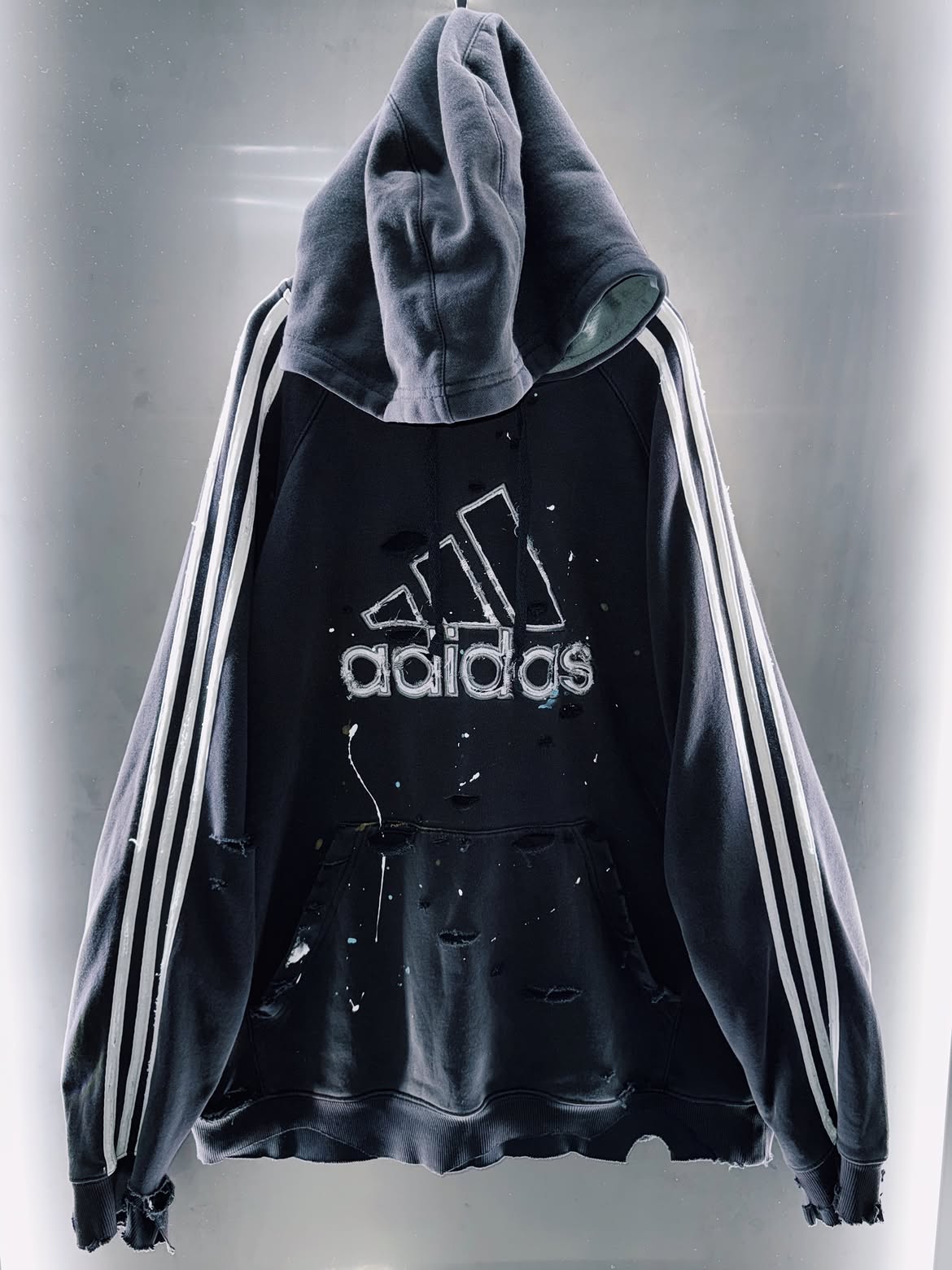 special AYNE Original vintage adidas "boro" Re:make pullover
