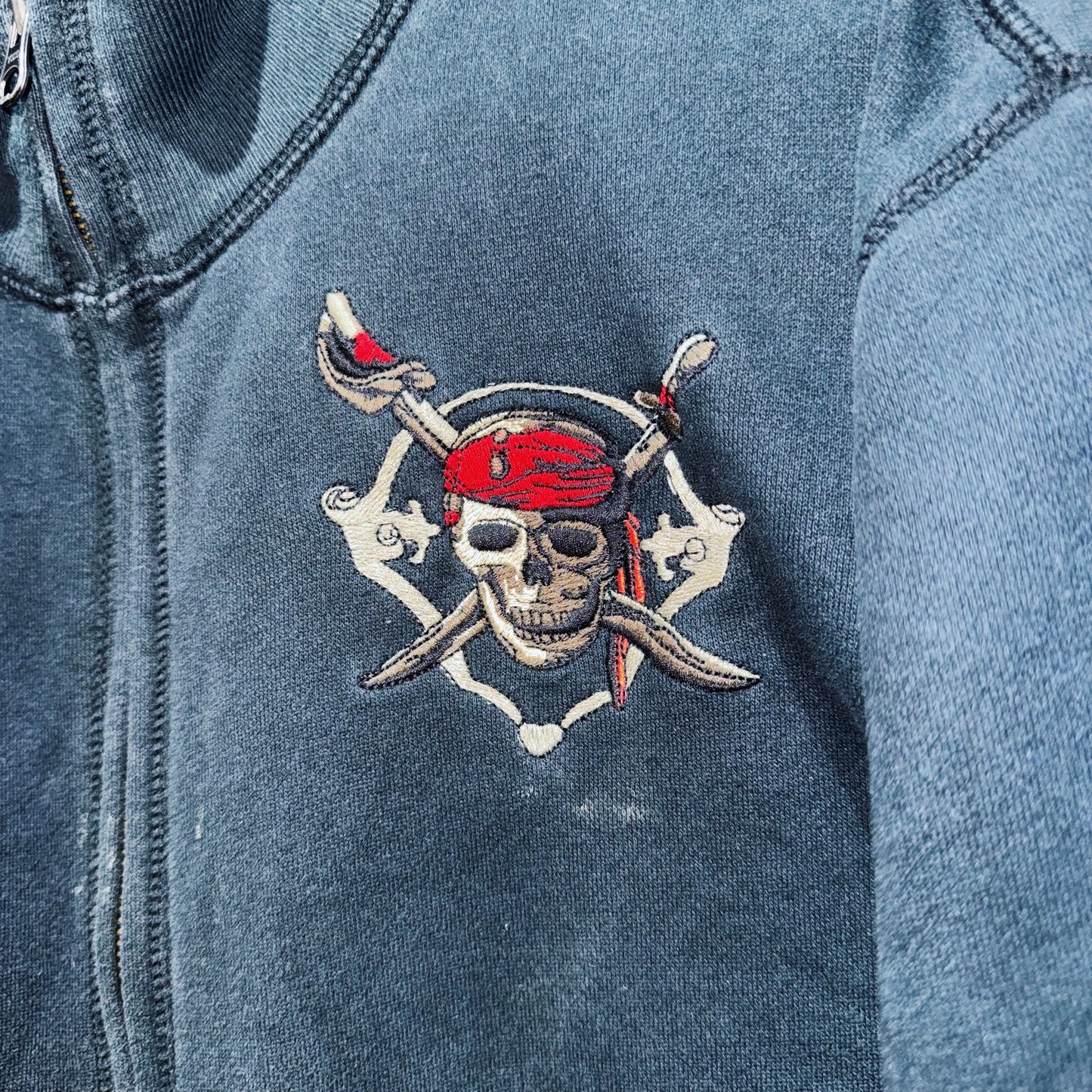 "PIRATES of the CARIBBEAN"embroidery design track jacket